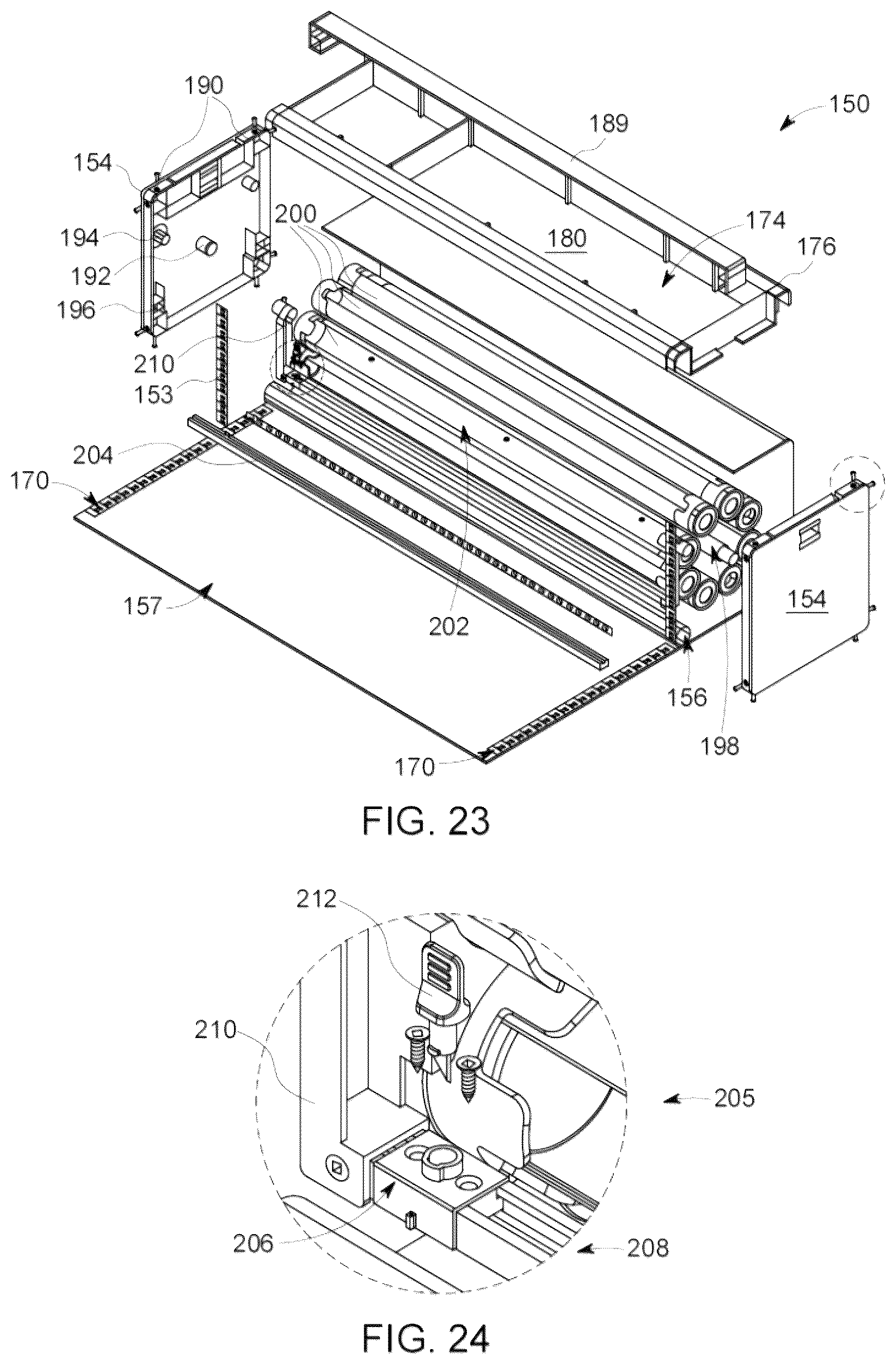 Patent US12098048 Figure 9 – Wrapping paper storage and dispensing device