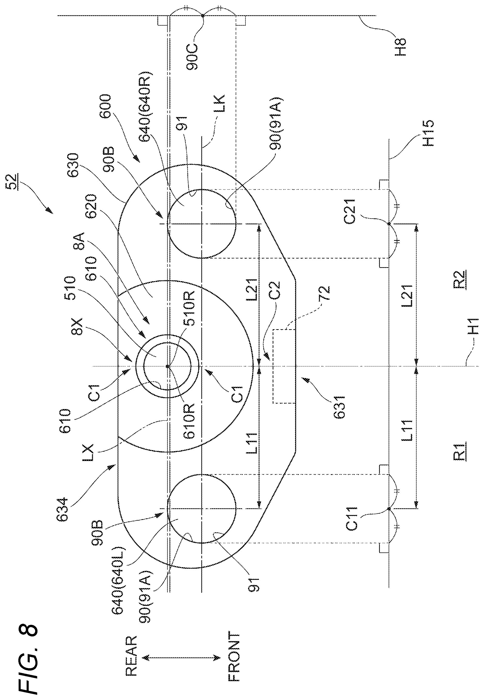 Patent US12098050 Figure 8 – Recording material processing apparatus