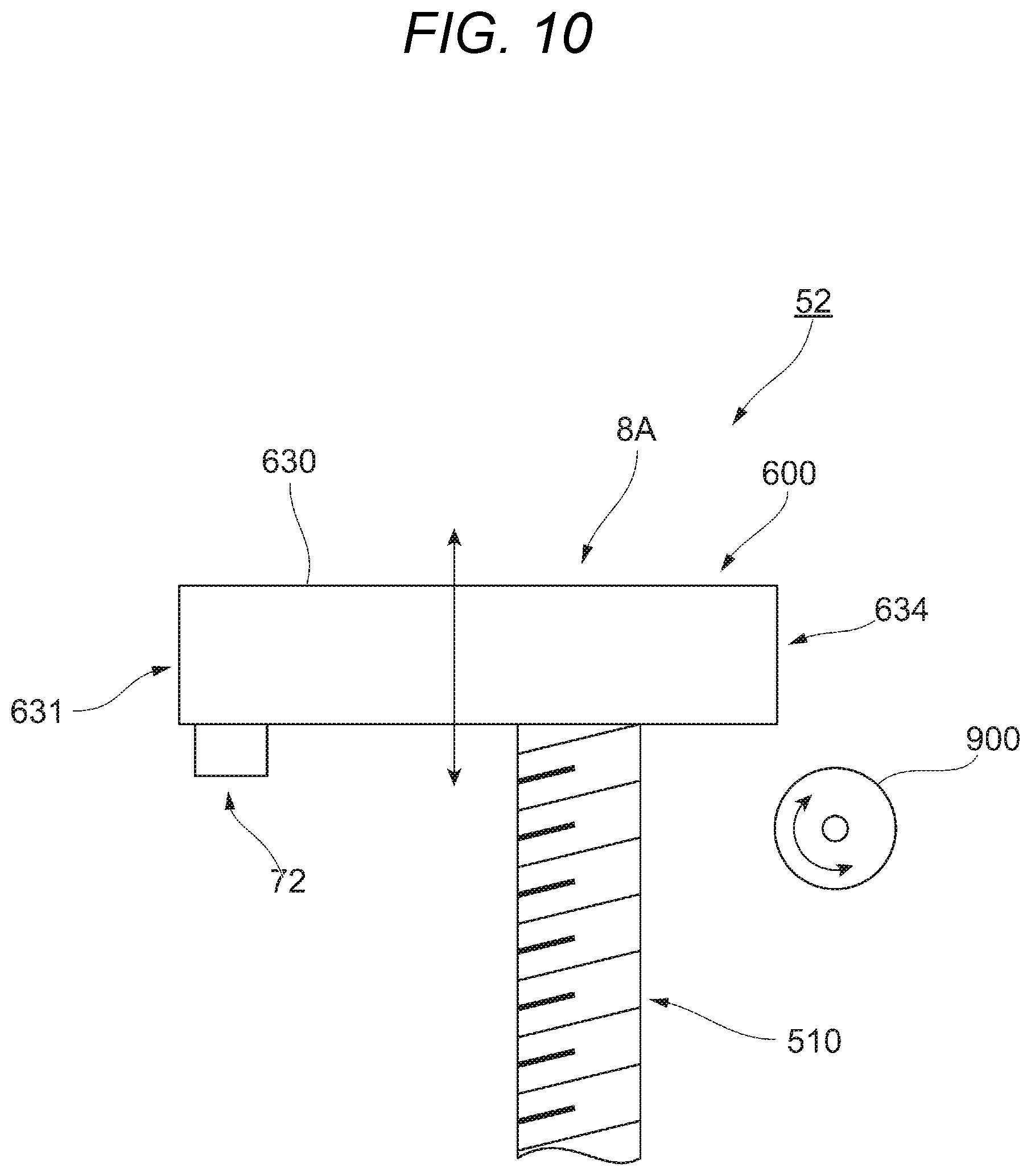 Patent US12098050 Figure 10 – Recording material processing apparatus