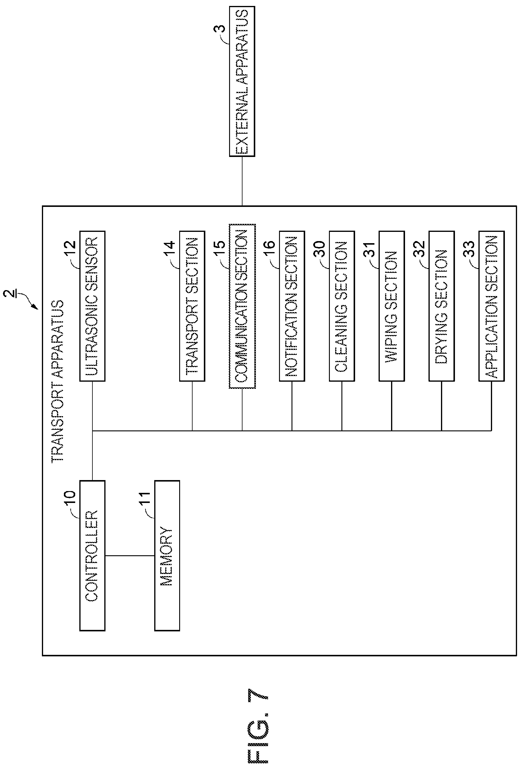 Patent US12098054 Figure 6 – Recording apparatus and transport apparatus