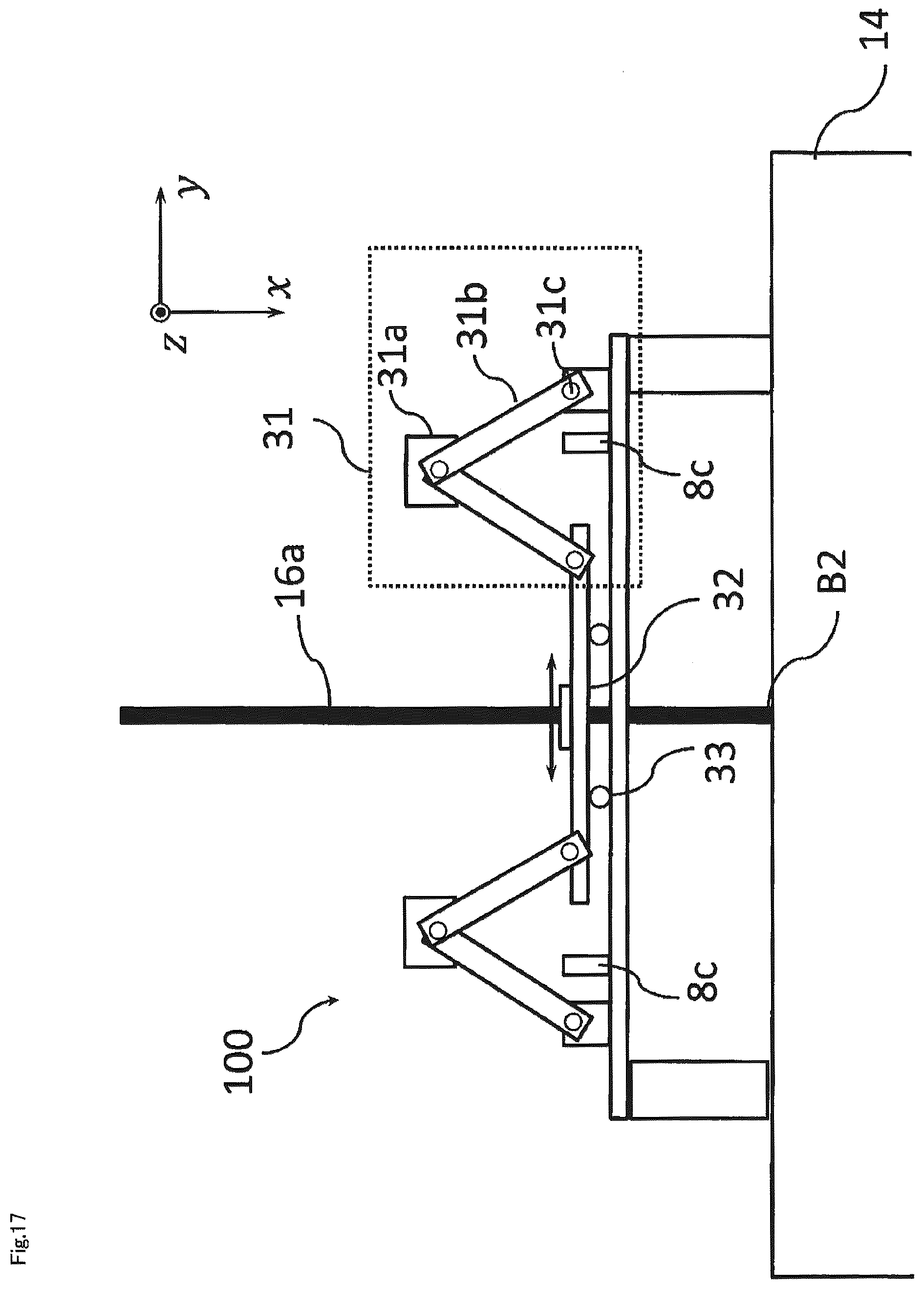 Patent US12098059 Figure 17 – Sway amount estimation system and elevator apparatus