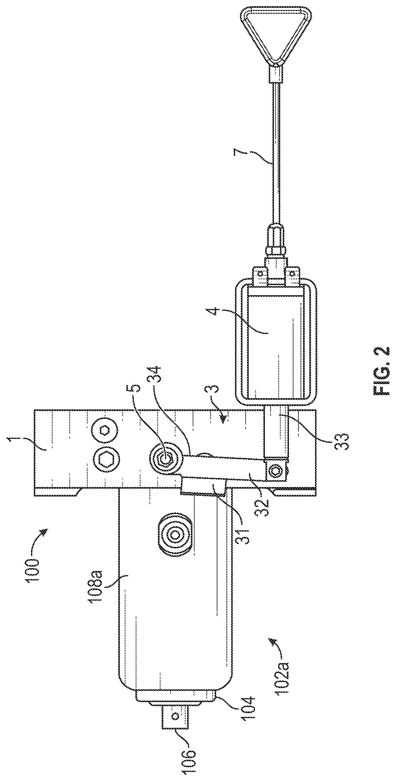 Patent US12098060 Figure 2 – Hydraulic jack assemblies