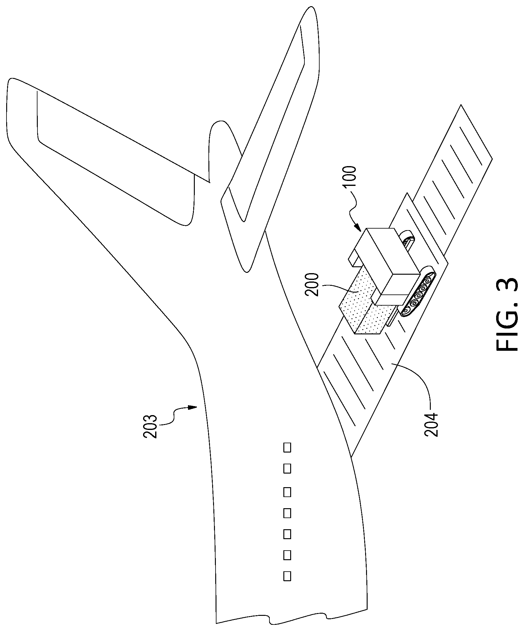 Patent US12098062 Figure 3 – Autonomous robotic cargo system