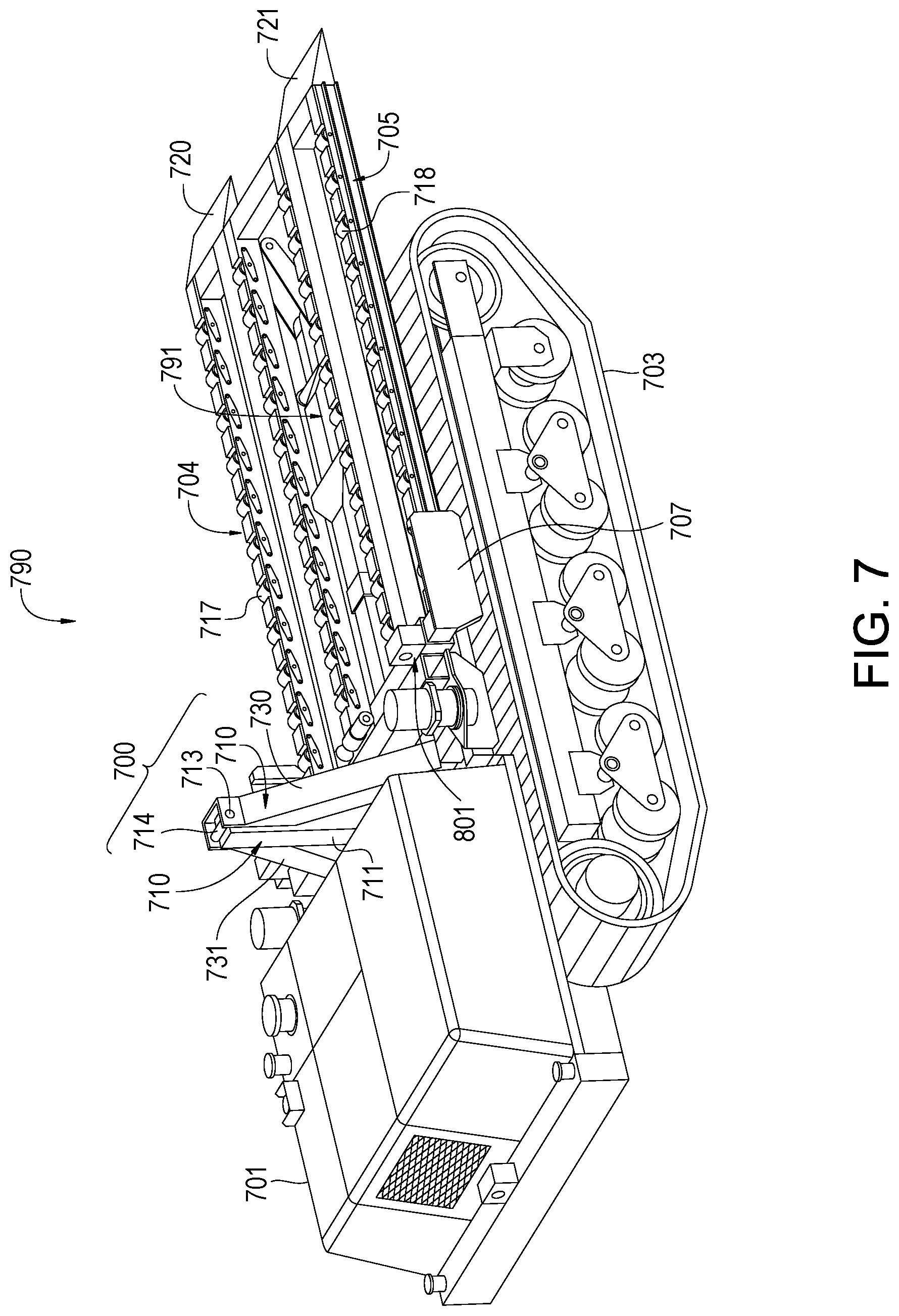Patent US12098062 Figure 7 – Autonomous robotic cargo system