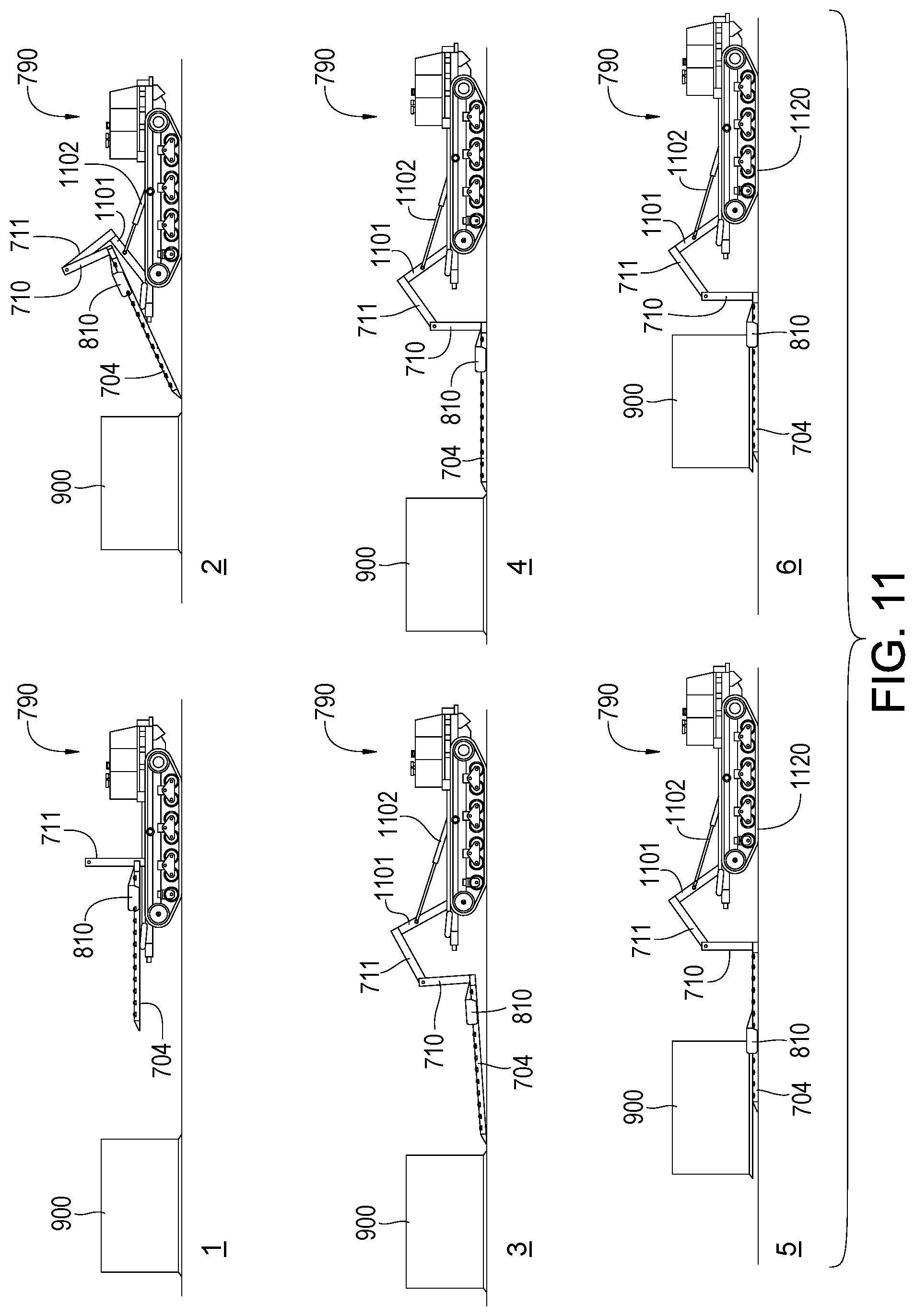 Patent US12098062 Figure 11 – Autonomous robotic cargo system