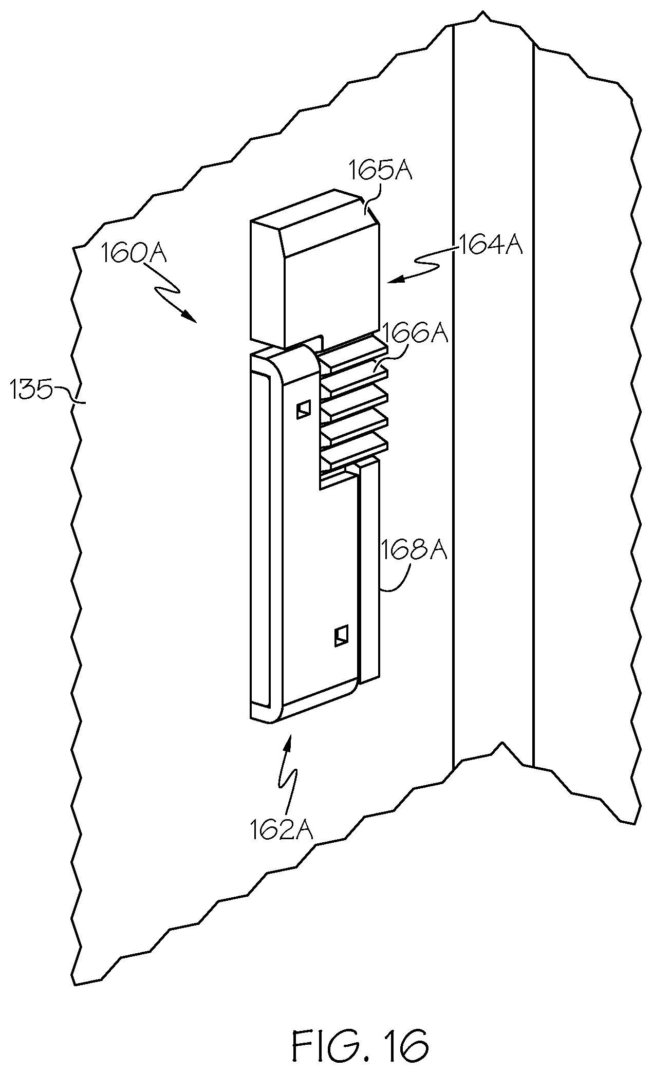 Patent US12098064 Figure 14 – Battery guide blocks for a battery receiving space of a materials handling vehicle, and materials handling vehicles incorporating the same