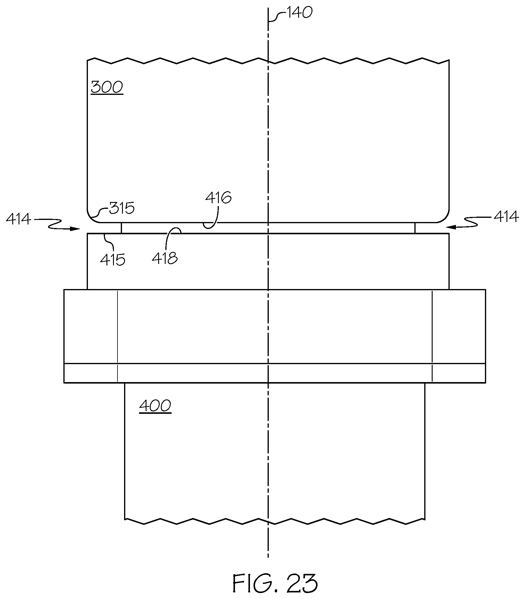 Patent US12098064 Figure 20 – Battery guide blocks for a battery receiving space of a materials handling vehicle, and materials handling vehicles incorporating the same