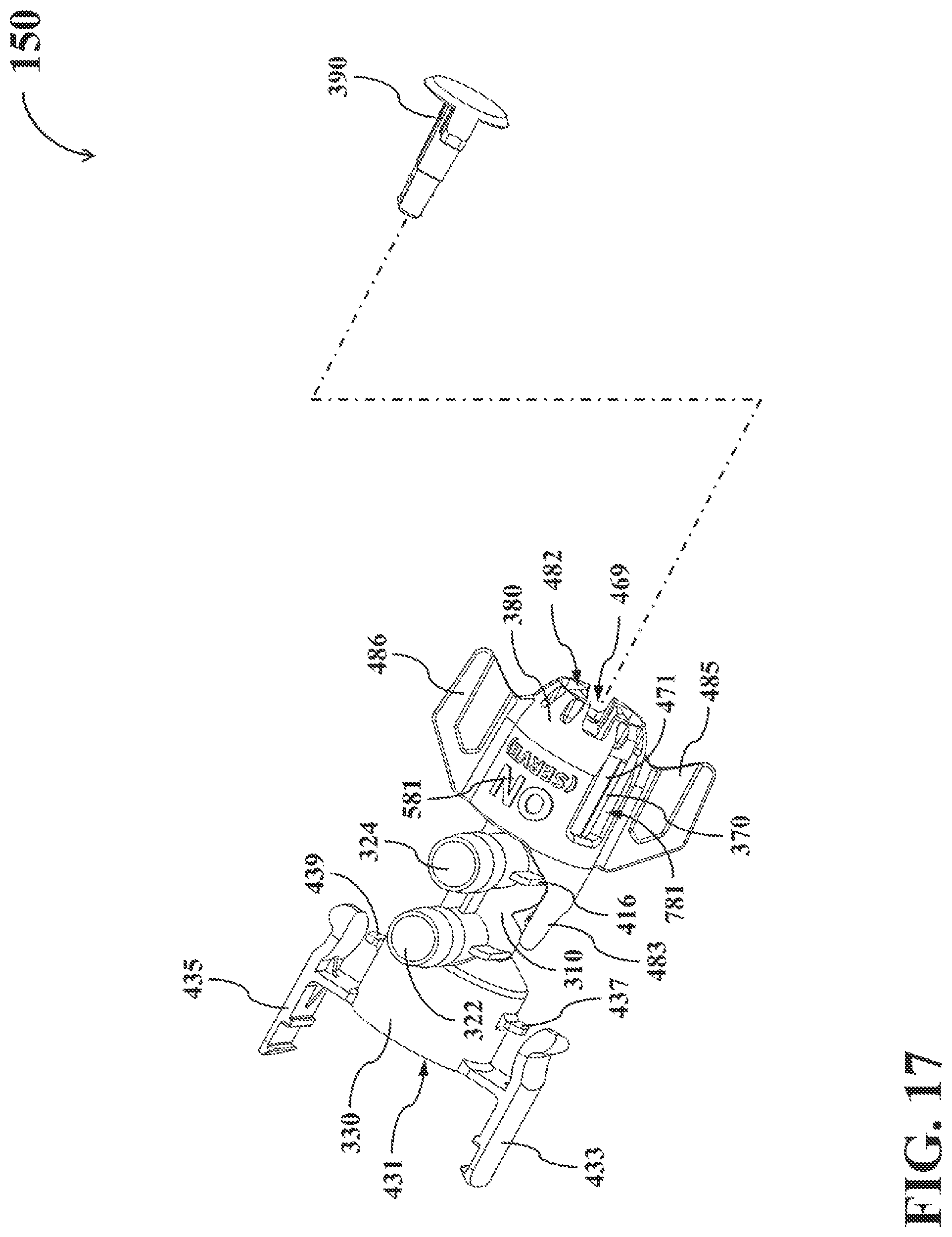 Patent US12098065 Figure 17 – Dual-mode fluid connector having rotatable element and supporting different operating modes