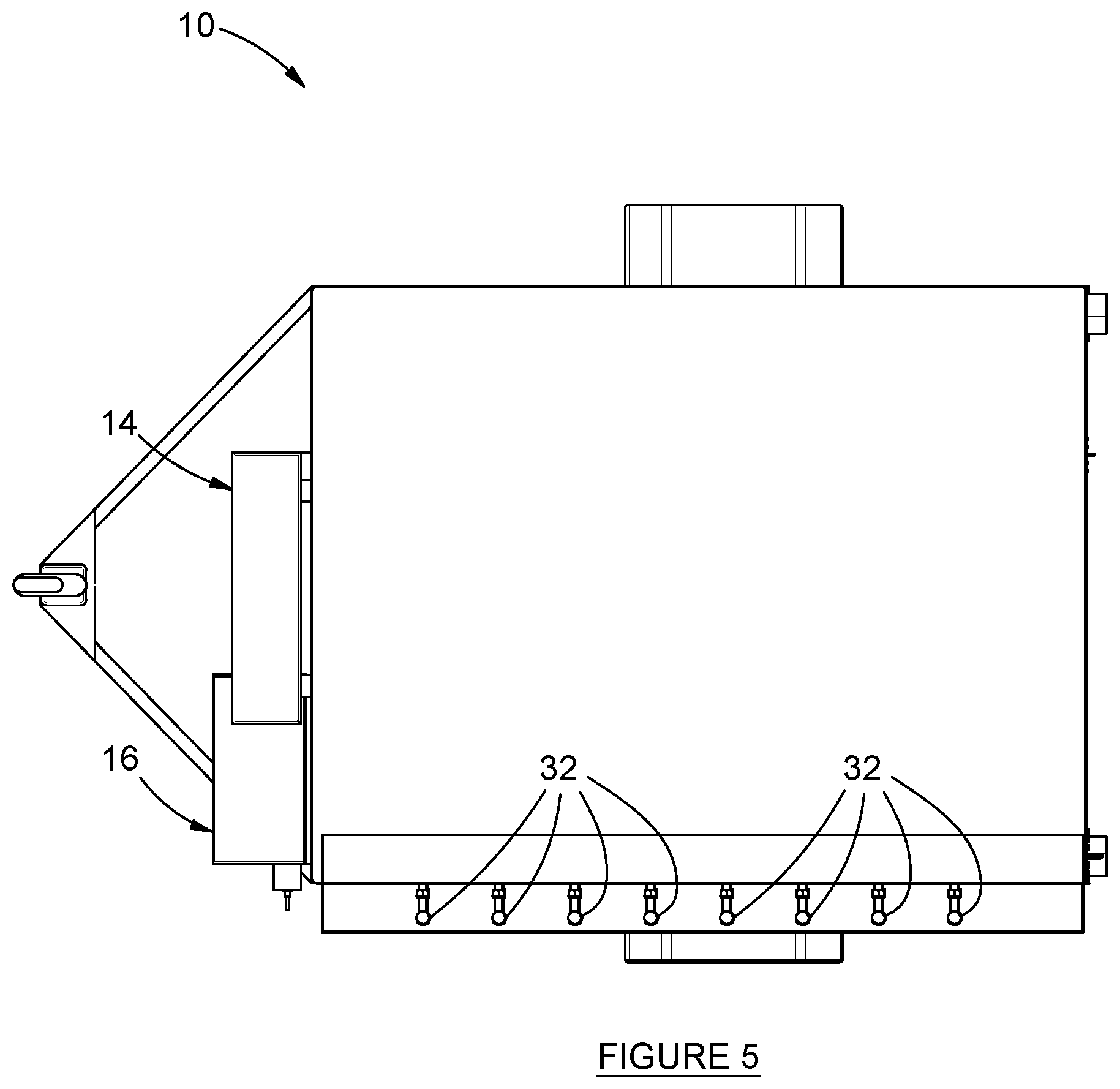 Patent US12098067 Figure 5 – Mobile refrigerated bar unit