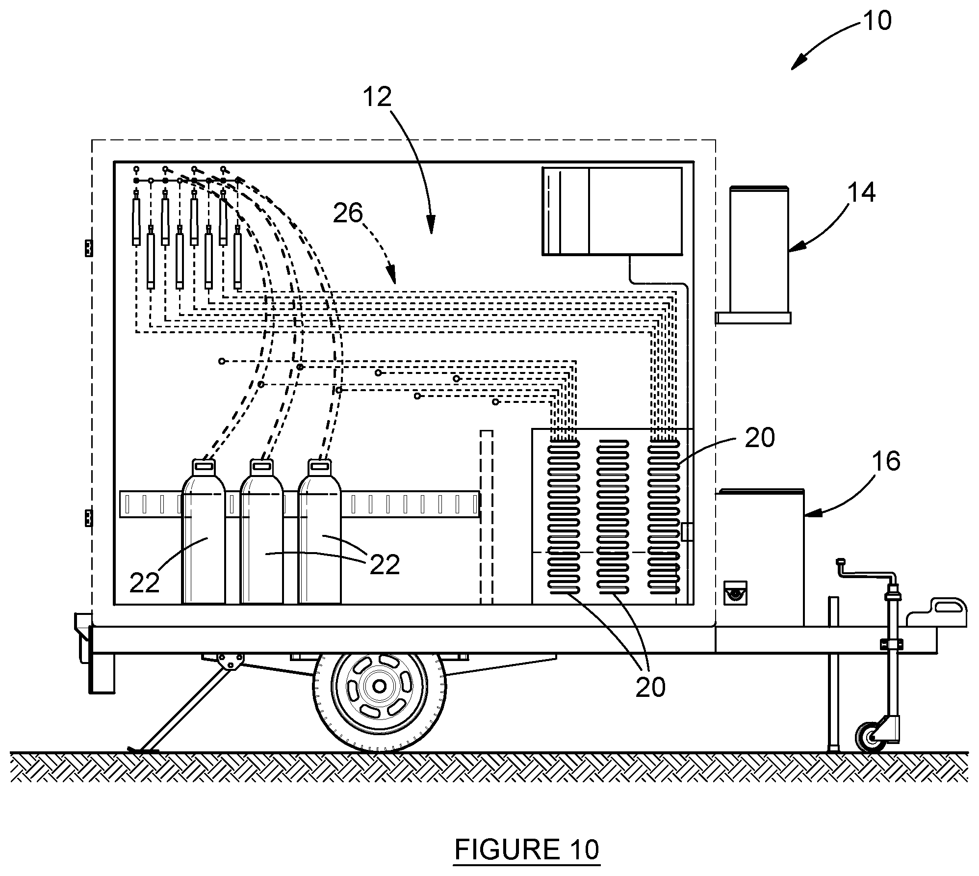 Patent US12098067 Figure 10 – Mobile refrigerated bar unit