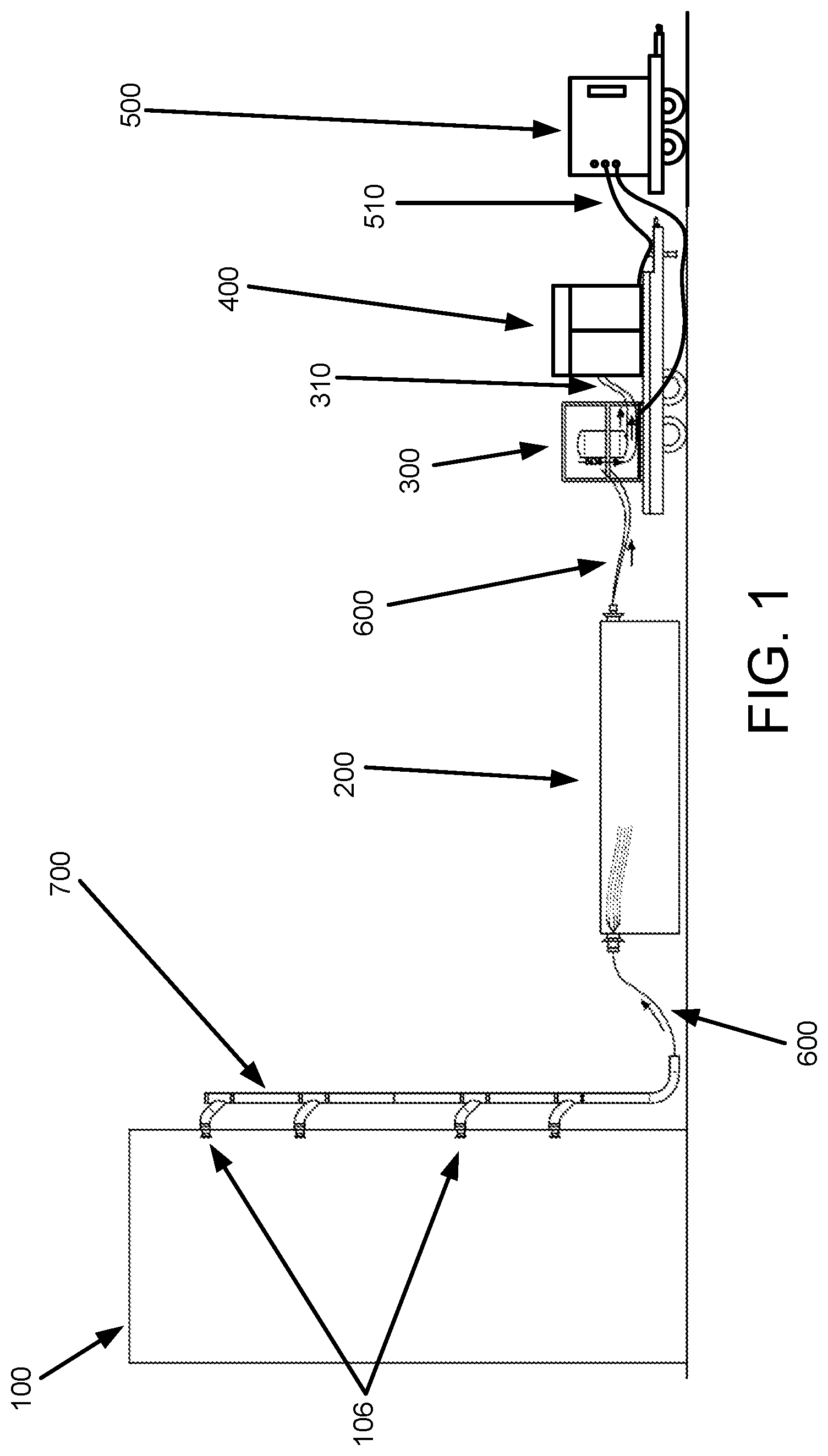 Patent US12098068 Figure 1 – Systems, methods, and devices for industrial tower waste extraction