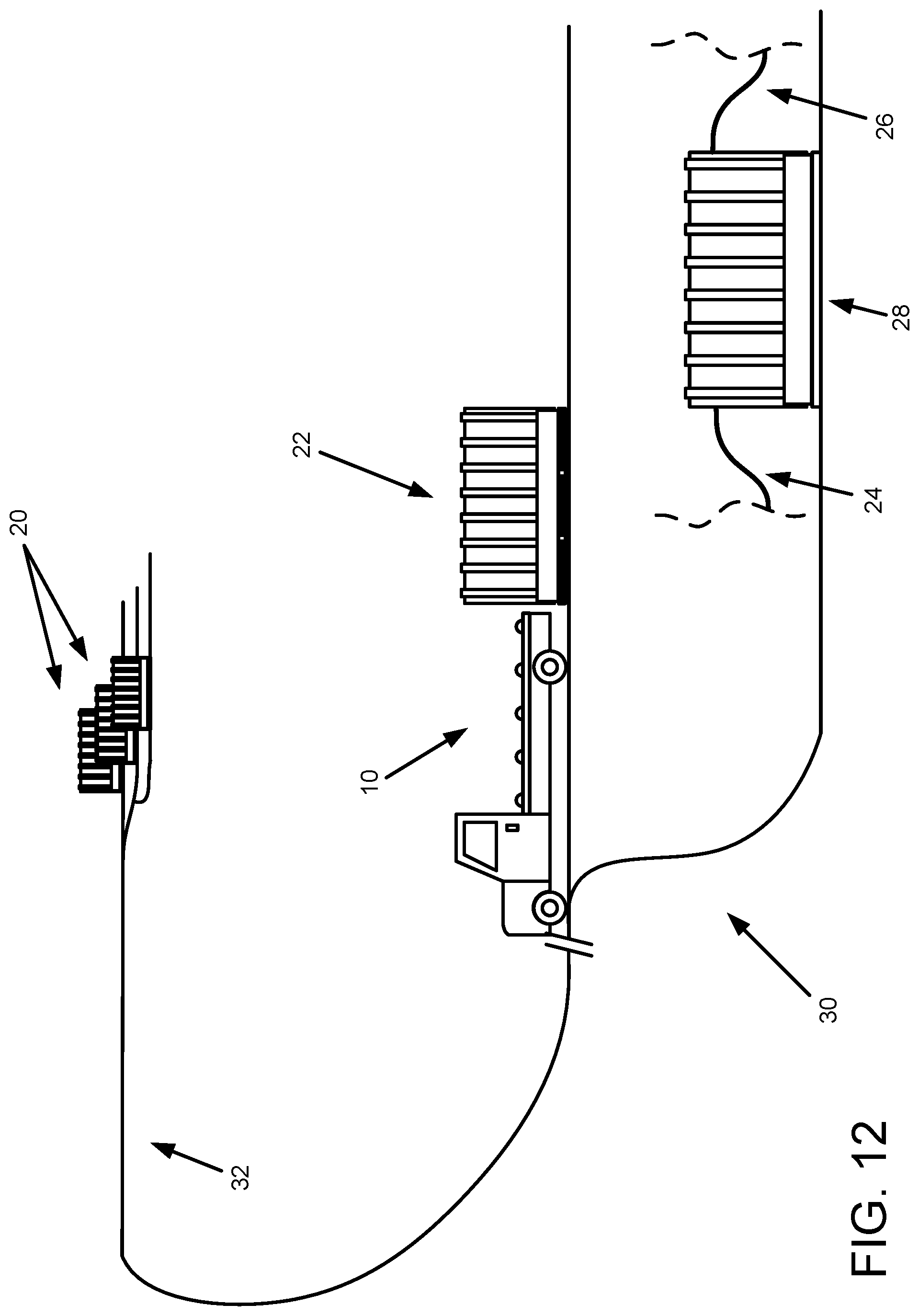 Patent US12098068 Figure 11 – Systems, methods, and devices for industrial tower waste extraction