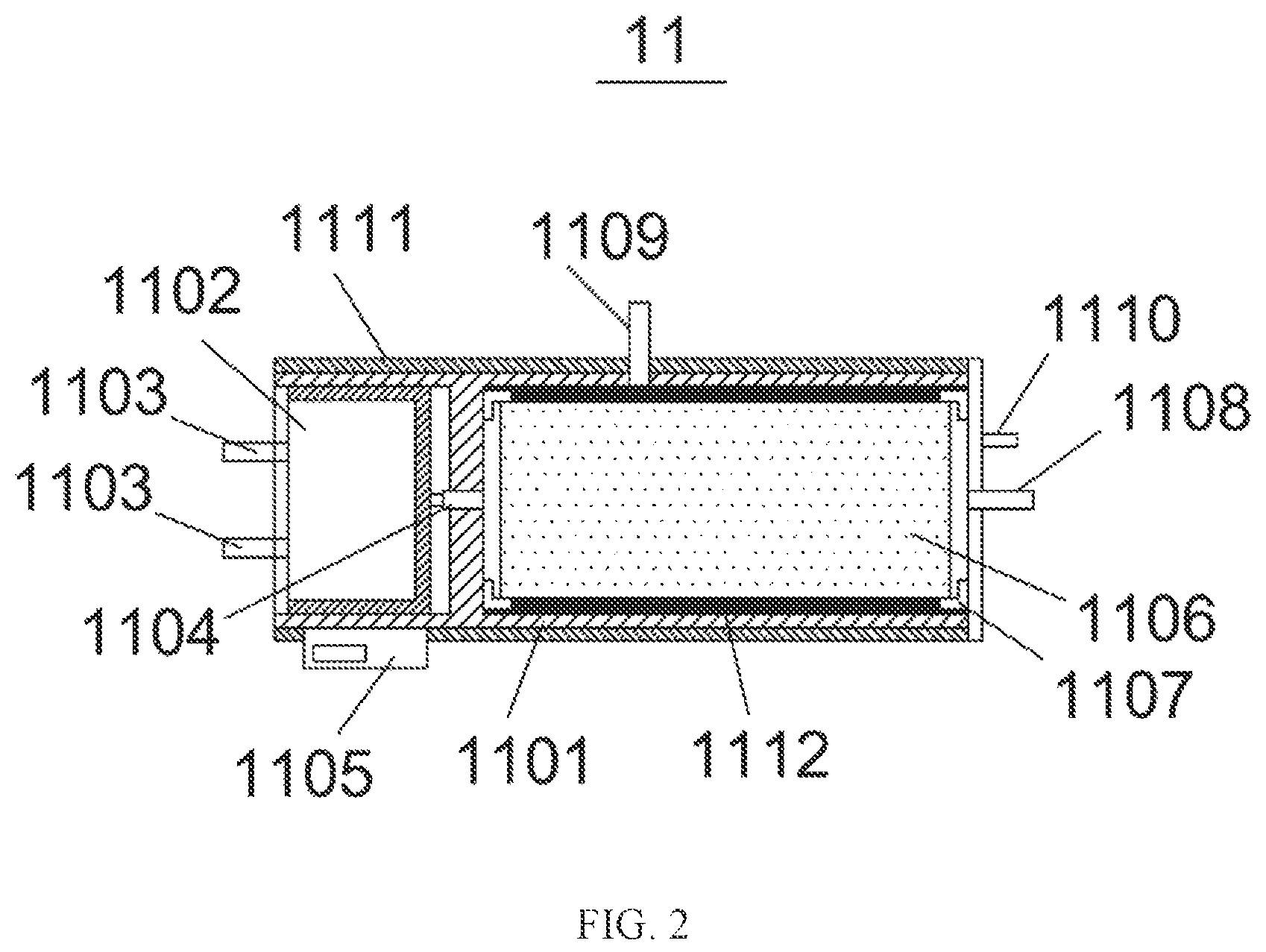 Patent US12098073 Figure 2 – Experimental simulation device for hydrogen production by in-situ conversion of gas reservoir and use method thereof