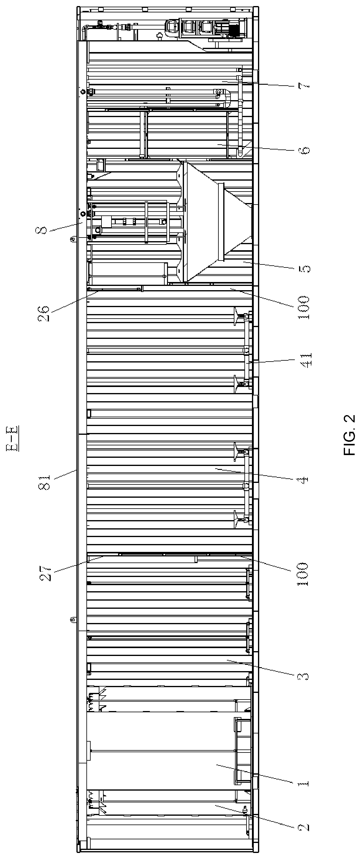 Patent US12098086 Figure 2 – Device for advanced nitrogen and phosphorus removal in sewage treatment