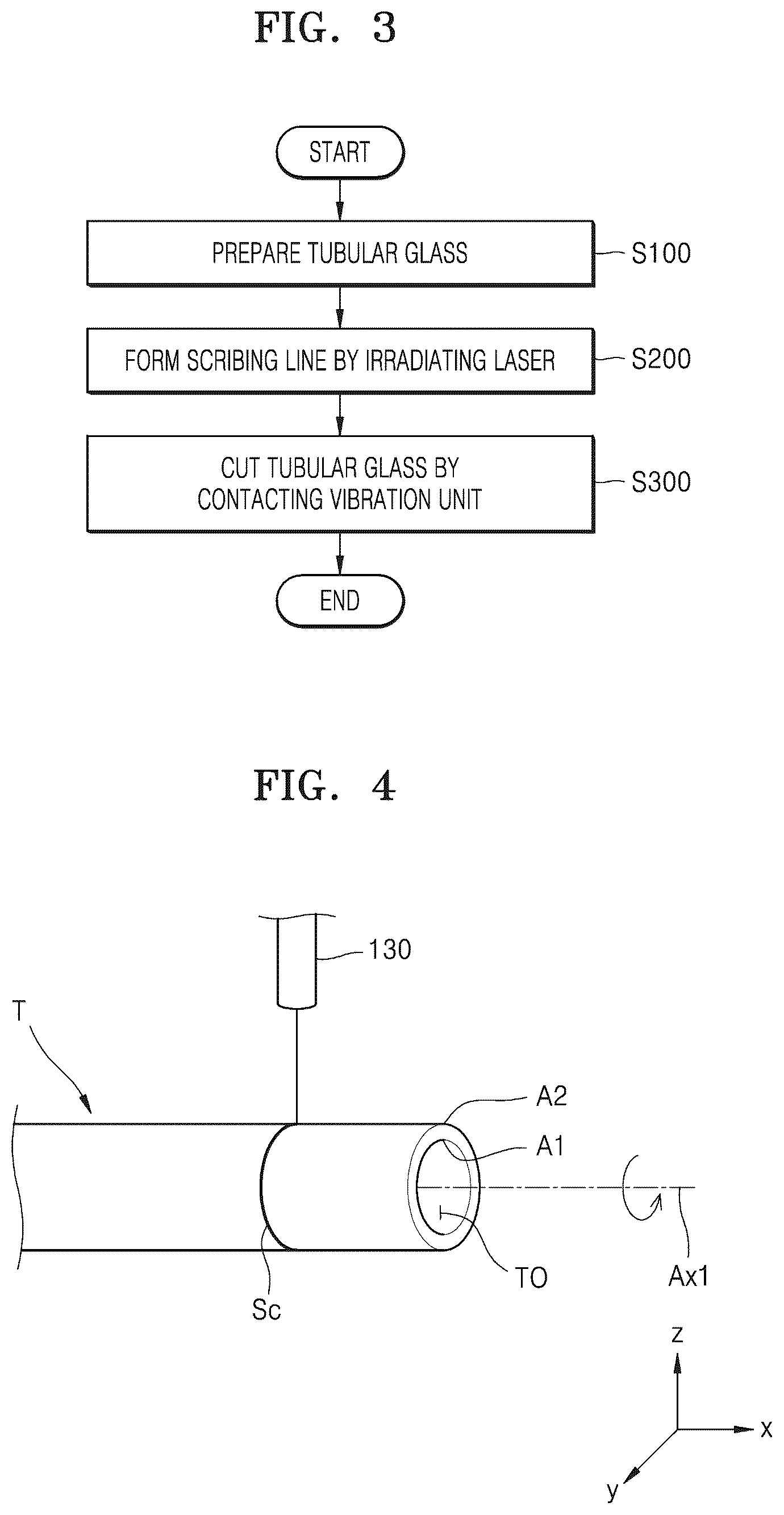 Patent US12098087 Figure 3 – Method and device for cutting structure composed of brittle material