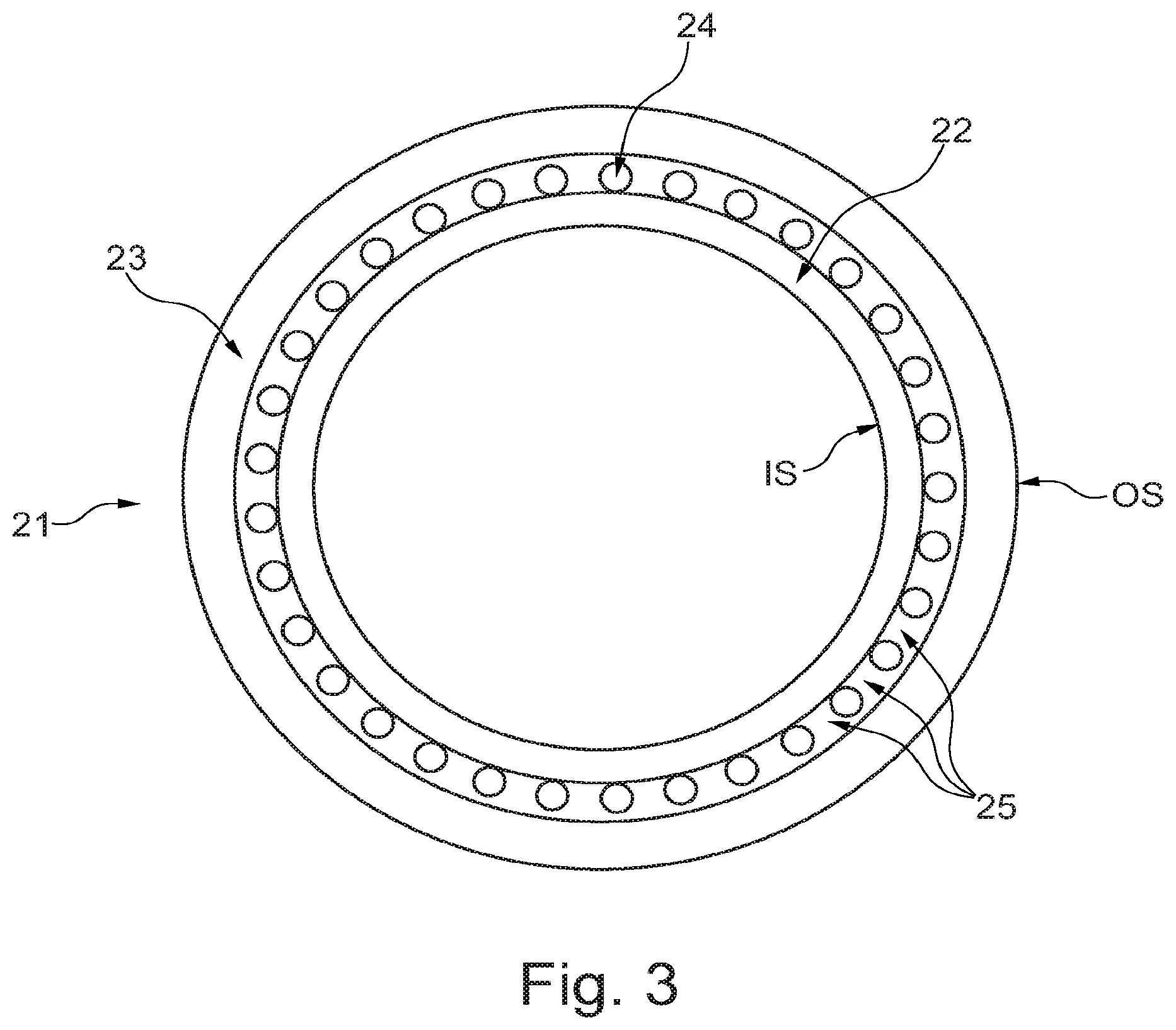 Patent US12098088 Figure 3 – Element for a preform, a fiber production method and an optical fiber drawn from the preform