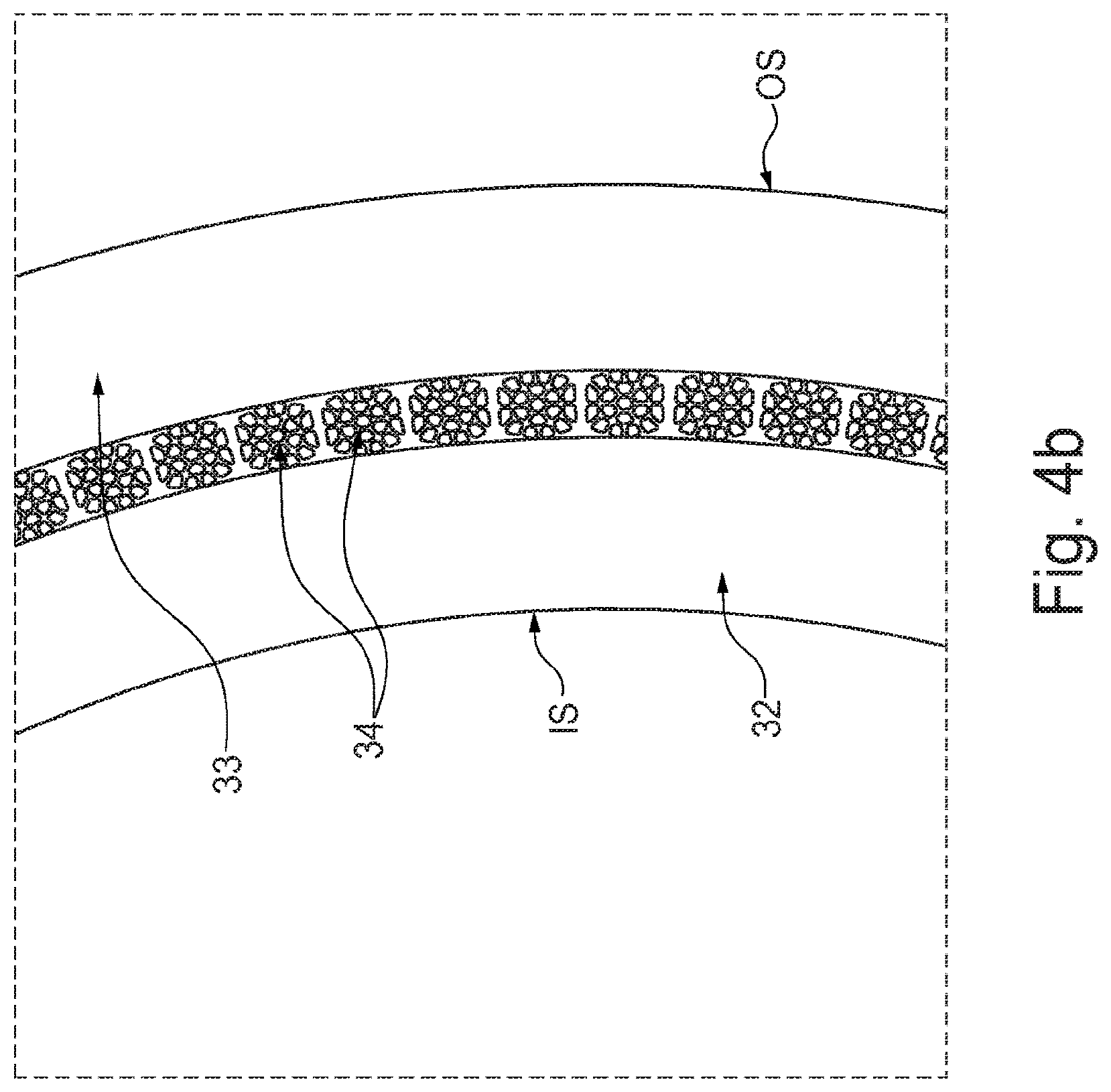 Patent US12098088 Figure 5 – Element for a preform, a fiber production method and an optical fiber drawn from the preform
