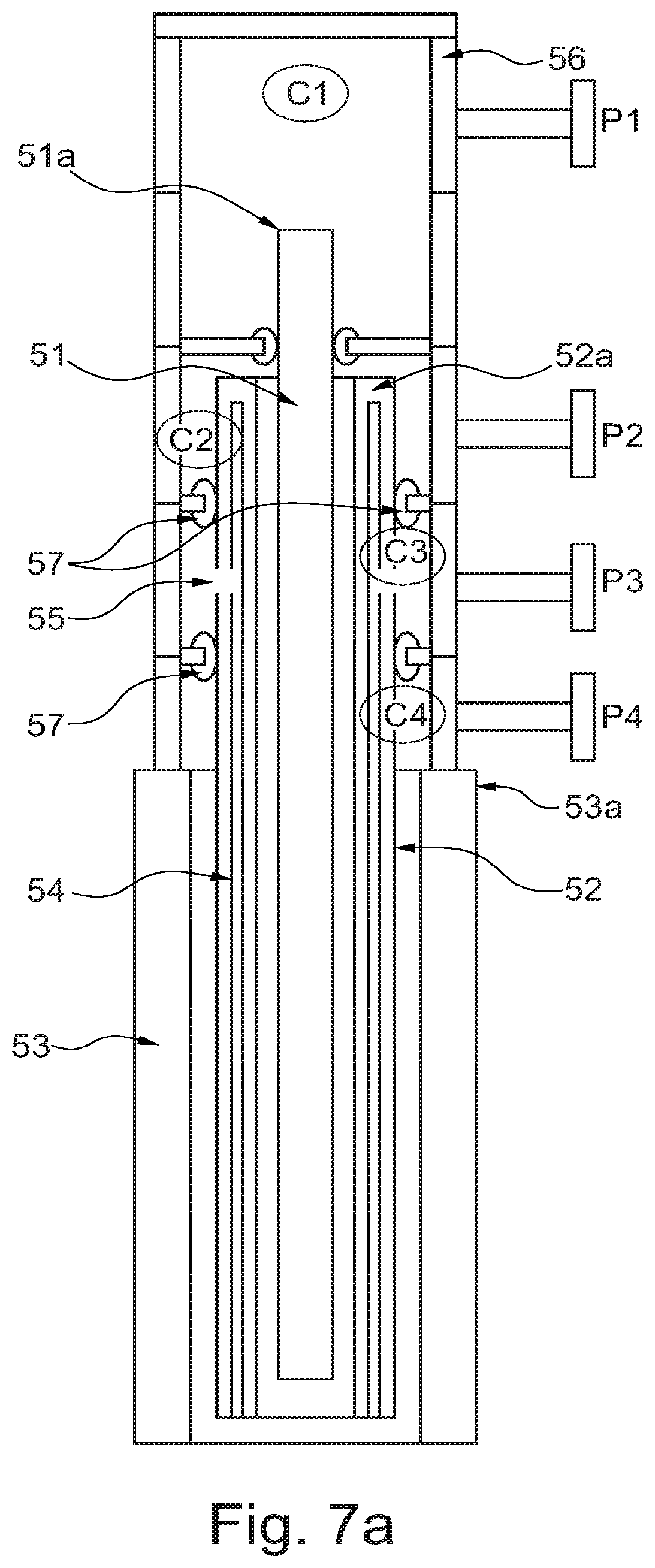 Patent US12098088 Figure 8 – Element for a preform, a fiber production method and an optical fiber drawn from the preform
