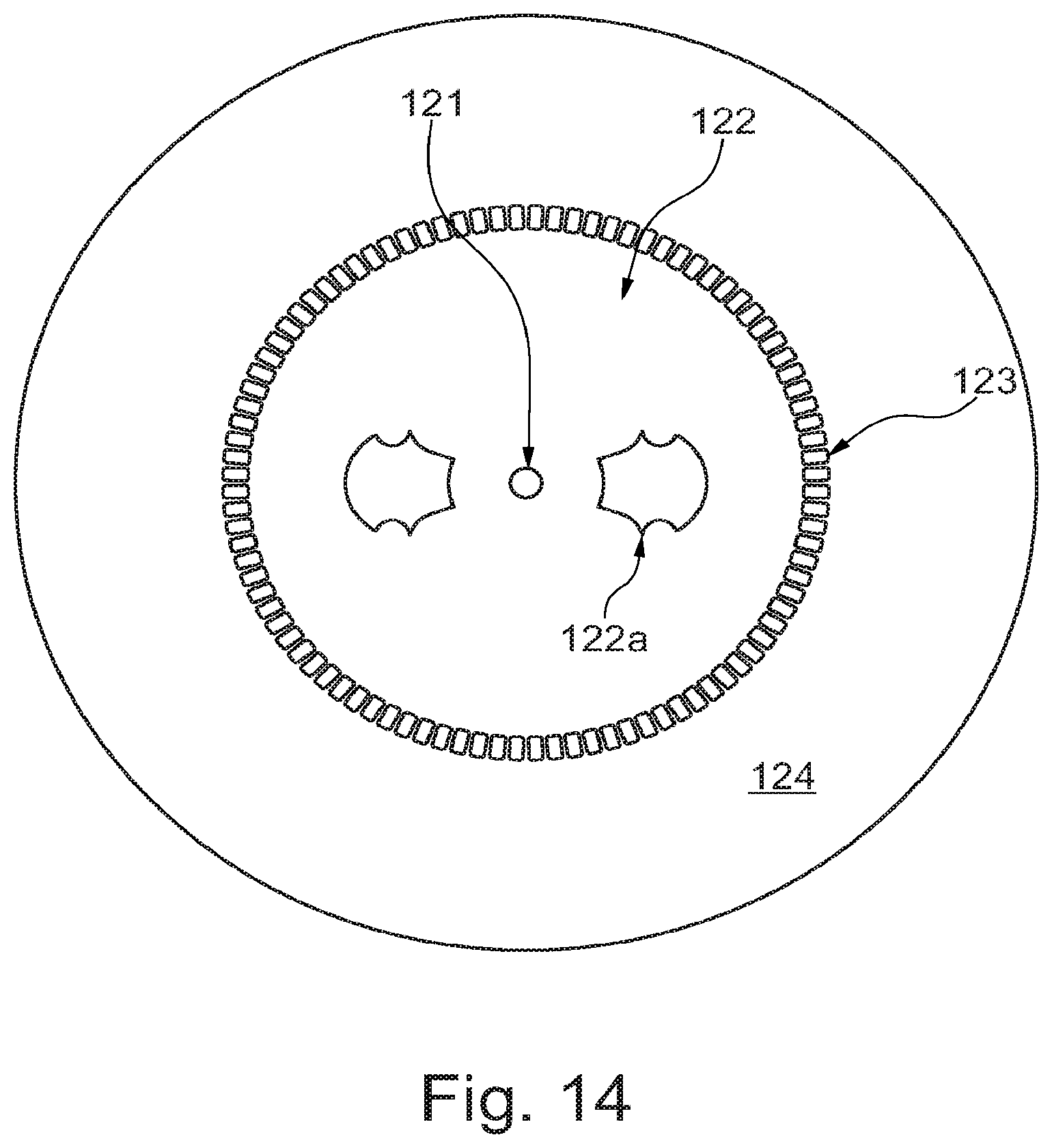 Patent US12098088 Figure 16 – Element for a preform, a fiber production method and an optical fiber drawn from the preform