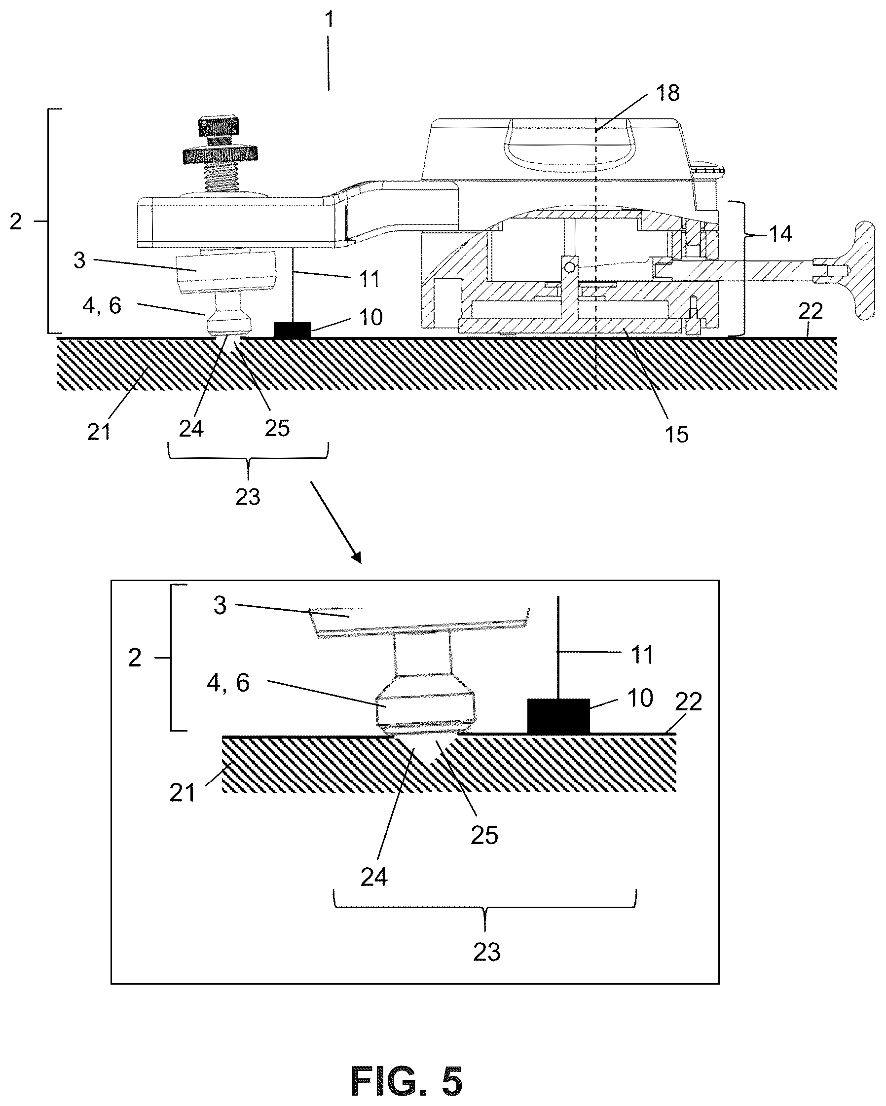 Patent US12098092 Figure 5 – Glass repair device and repair method