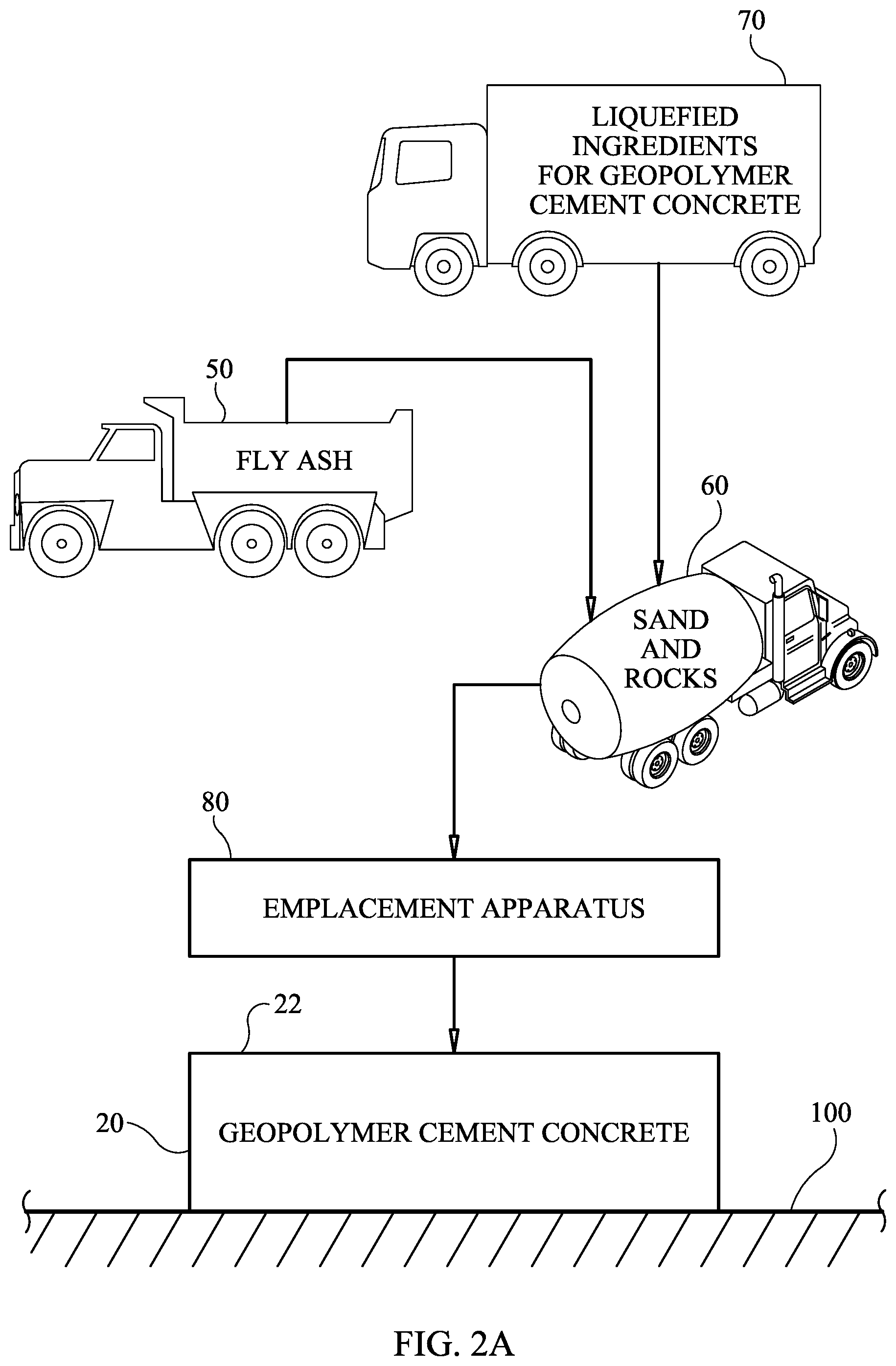 Patent US12098102 Figure 2 – Carbon-footprint-reduced concrete slab on ground system and method for constructing same