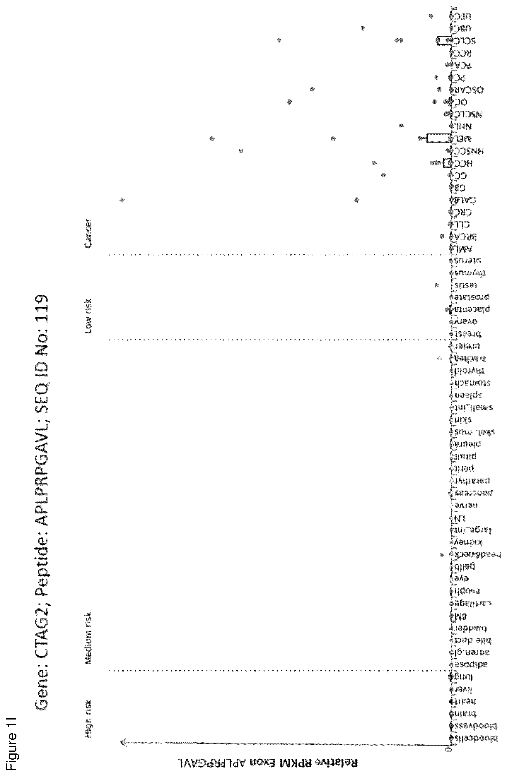 Patent US12098183 Figure 9 – Peptides and combination of peptides for use in immunotherapy against ovarian cancer and other cancers