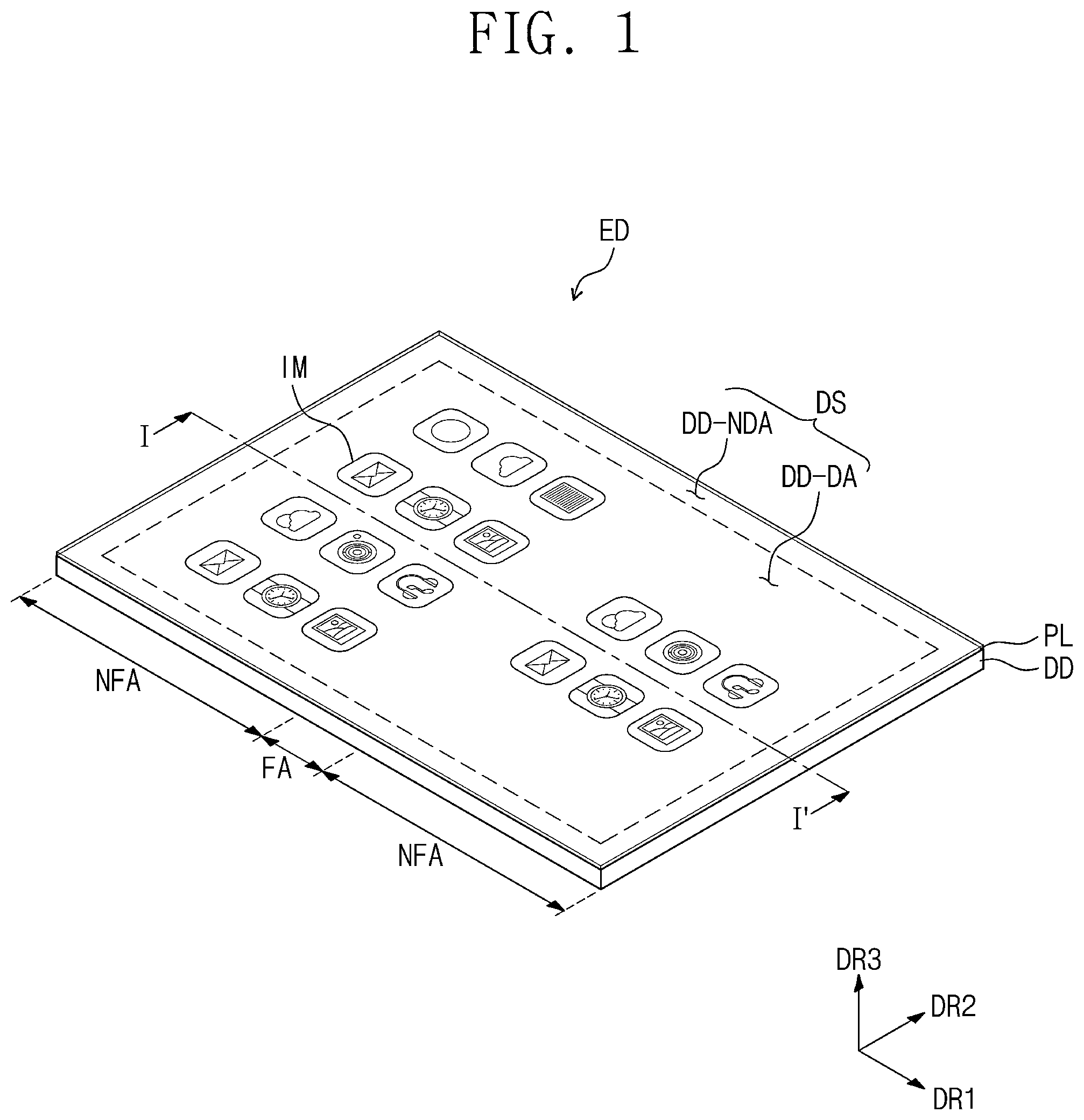 Patent US12098271 Figure 1 – Resin composition, adhesive member, and display device including the same