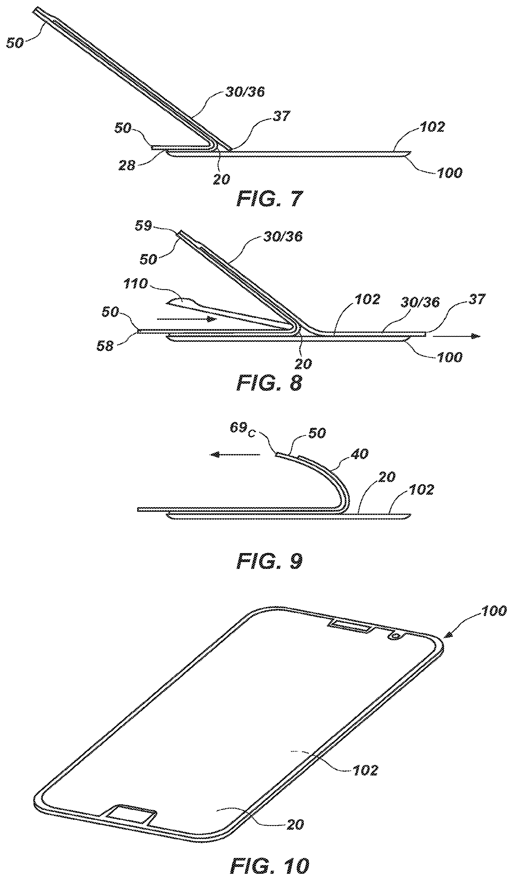 Patent US12098309 Figure 6 – Systems for securing protective films to surfaces of substrates