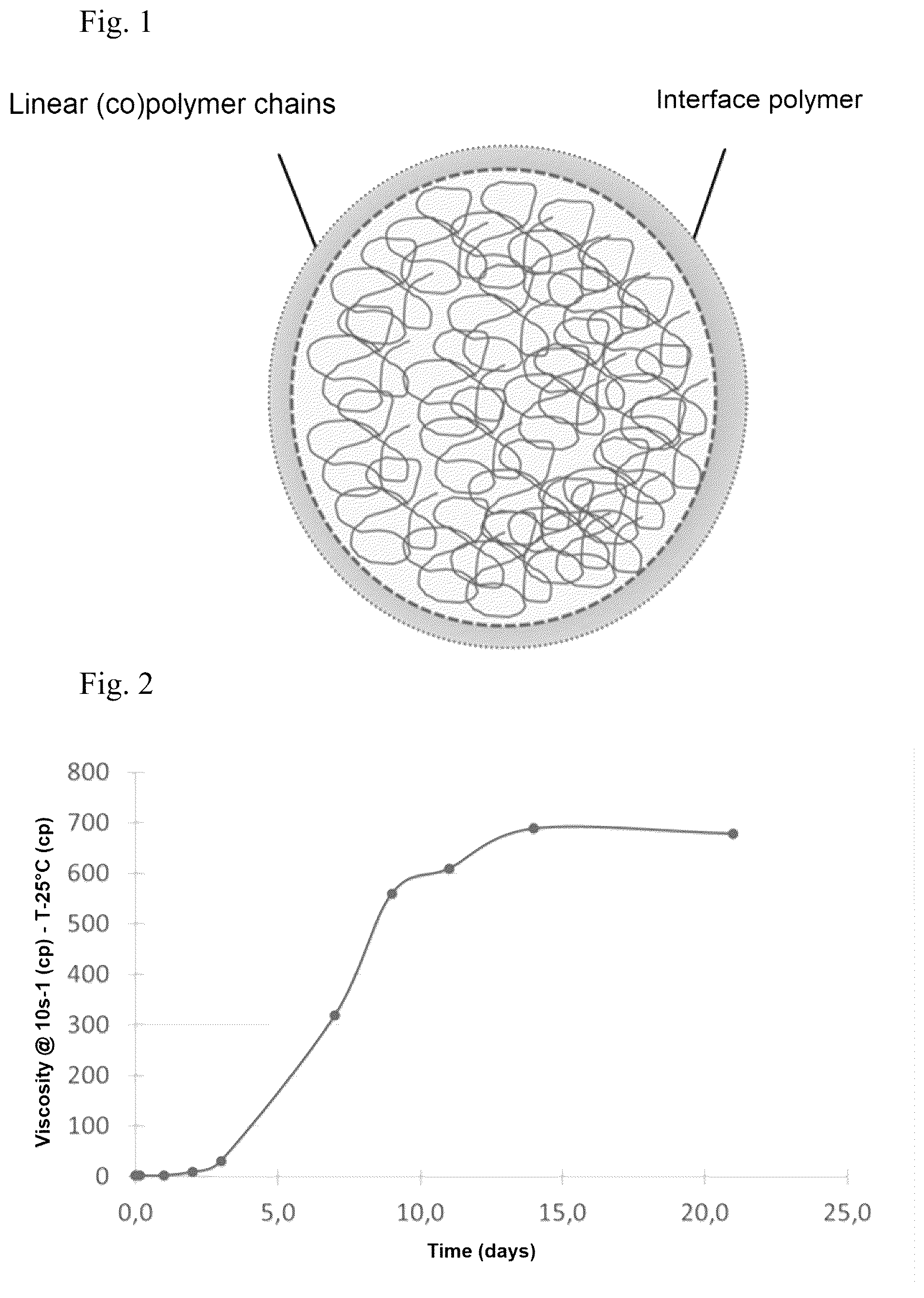 Patent US12098325 Figure 1 – Method for modifying the water permeability of a subterranean formation