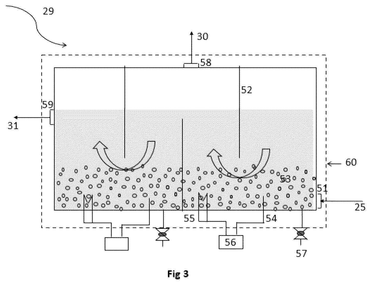 Patent US12098351 Figure 3 – Device and process for converting organic waste to biogas