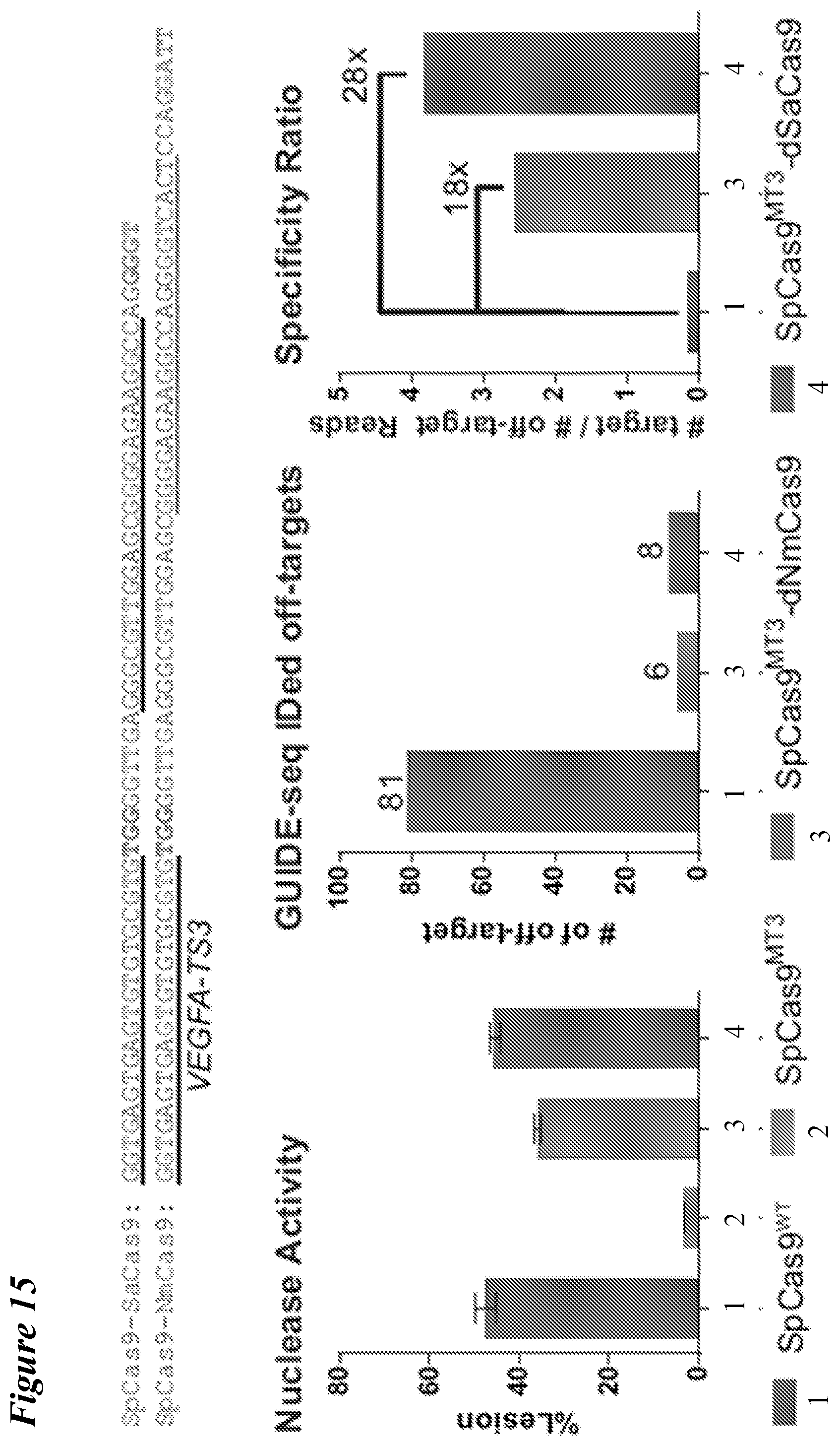 Patent US12098363 Figure 14 – Targeting BCL11A distal regulatory elements with a CAS9-CAS9 fusion for fetal hemoglobin reinduction