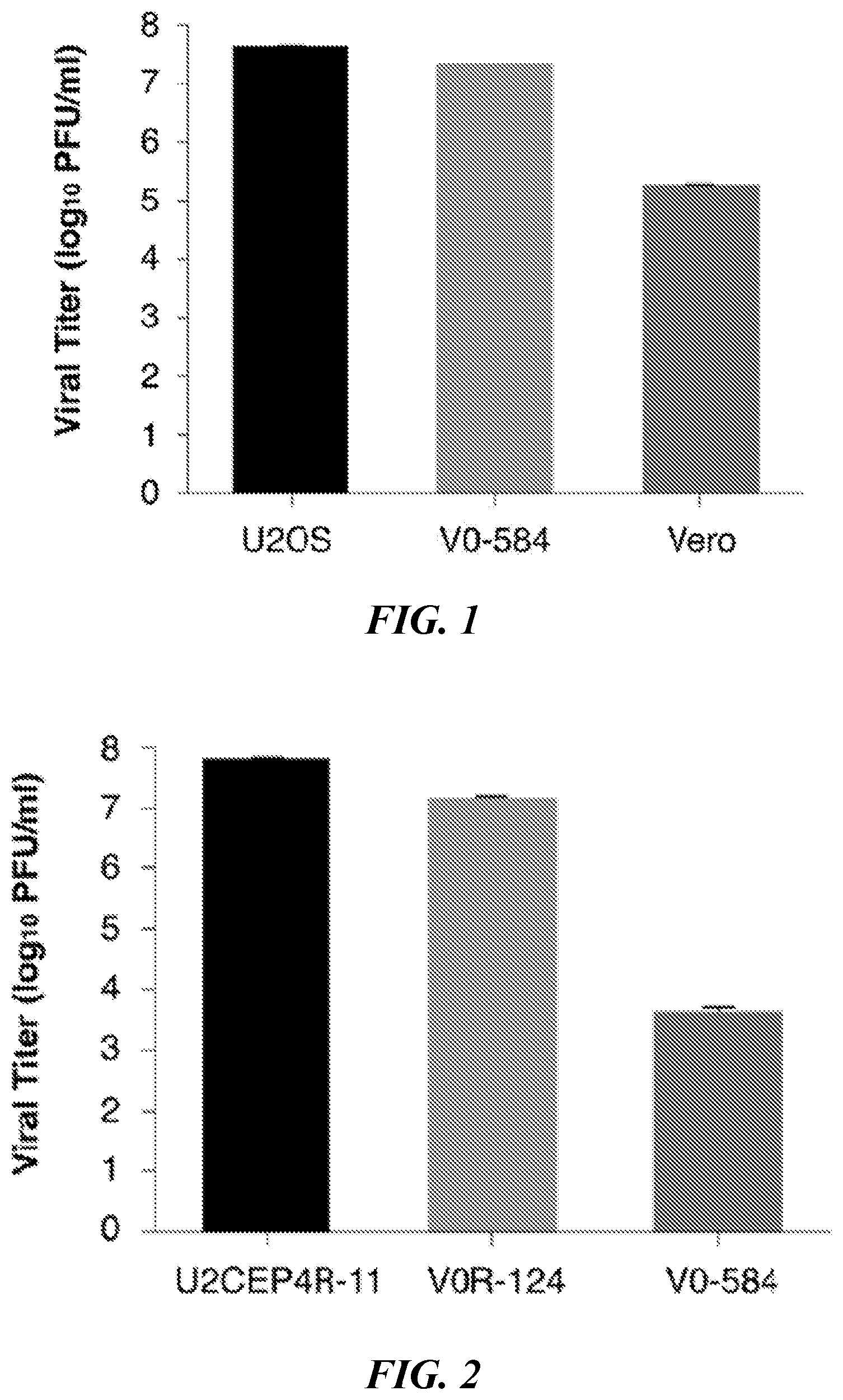 Patent US12098380 Figure 1 – Vero cell lines stably expressing HSV ICP0 protein