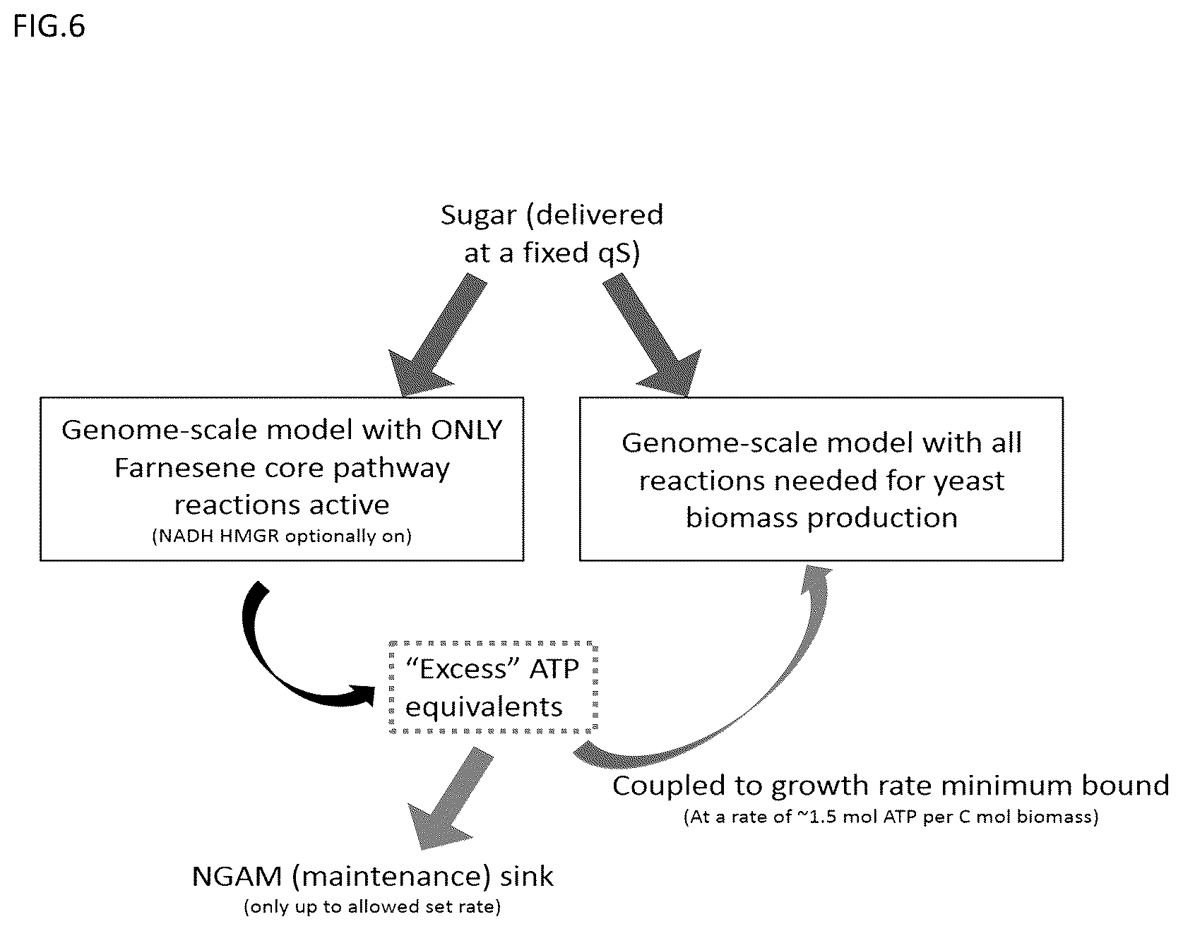 Patent US12098407 Figure 6 – Methods for decoupling yield and productivity of a non-catabolic compound produced by a host cell