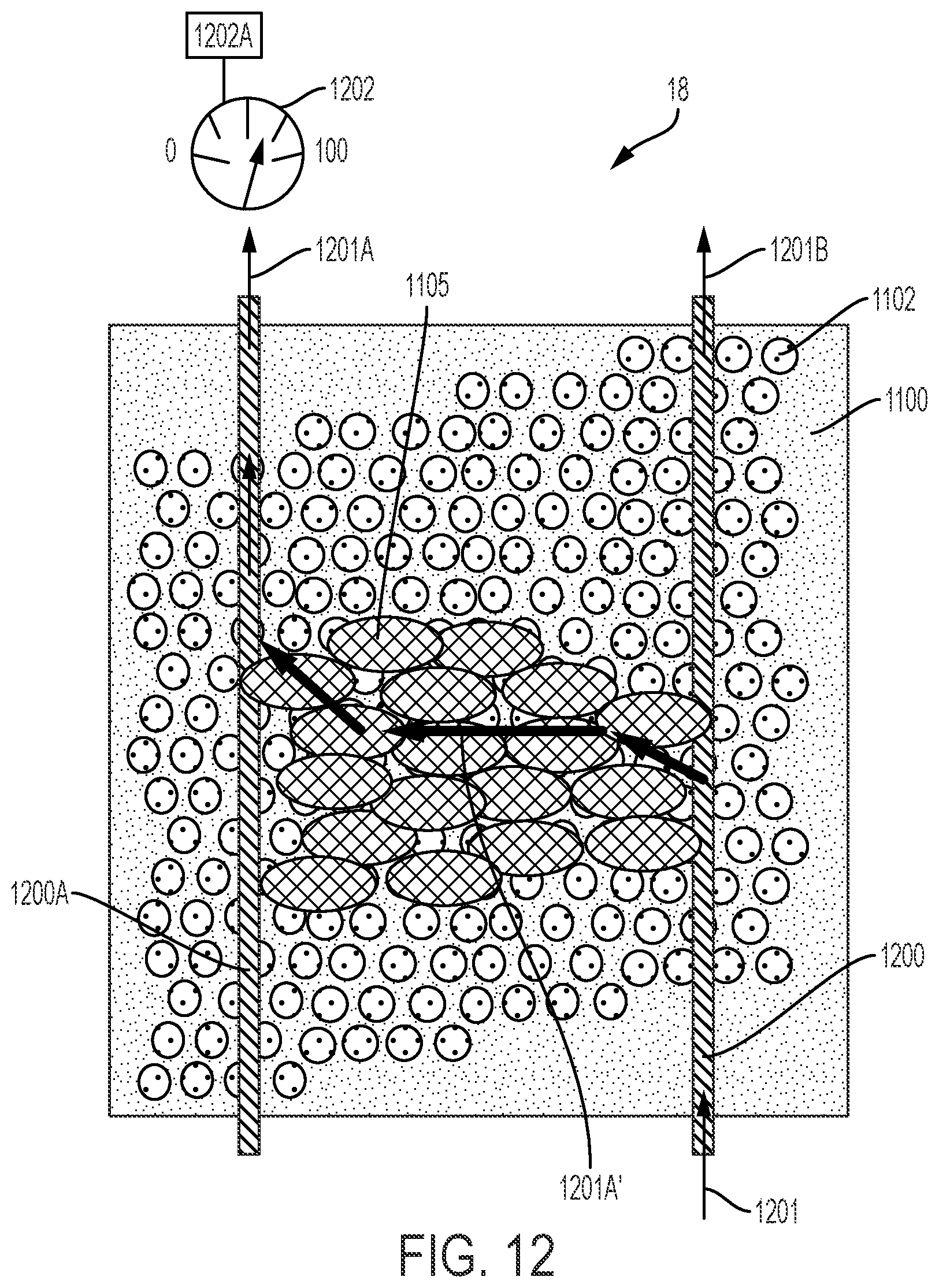Patent US12098415 Figure 13 – Cell culturing structure including growth medium and non-growth medium