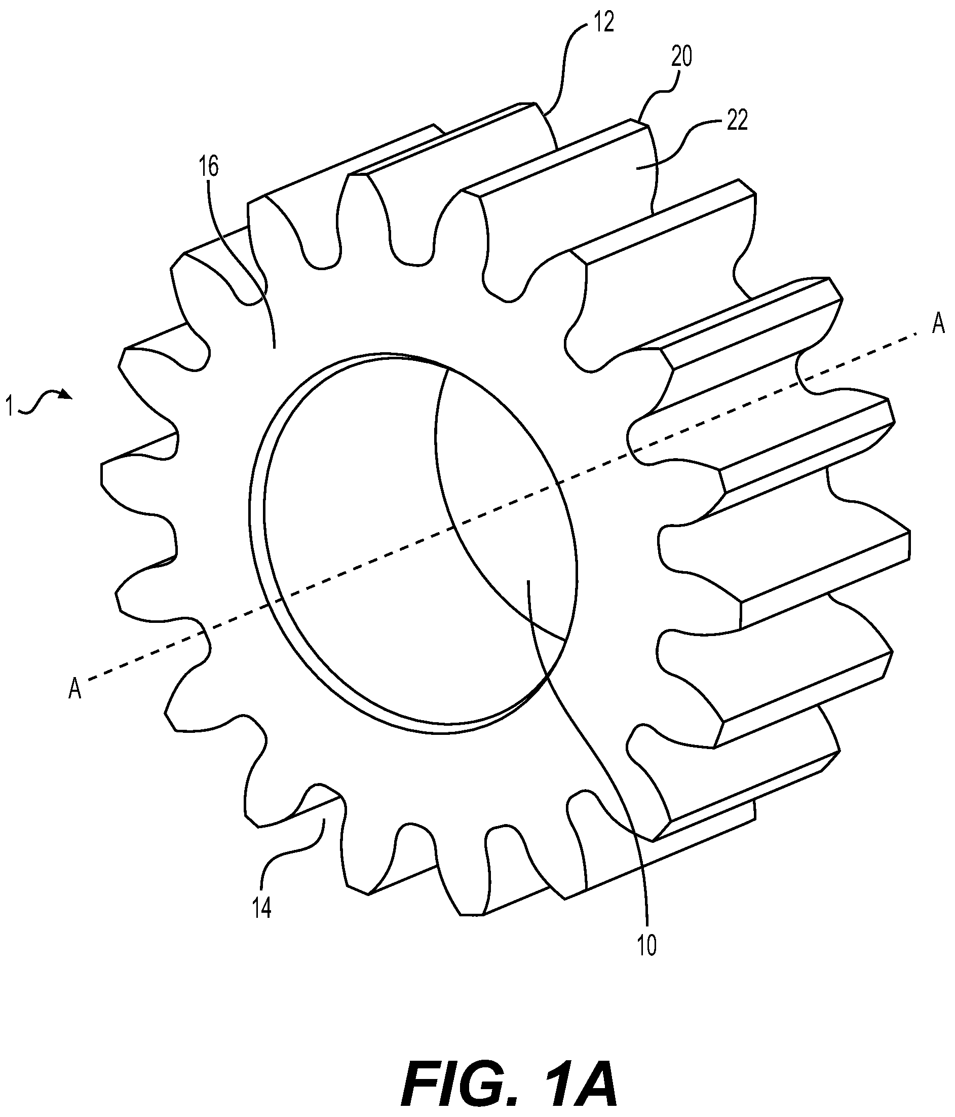 Patent US12098466 Figure 1 – Carburized steel component and carburization process