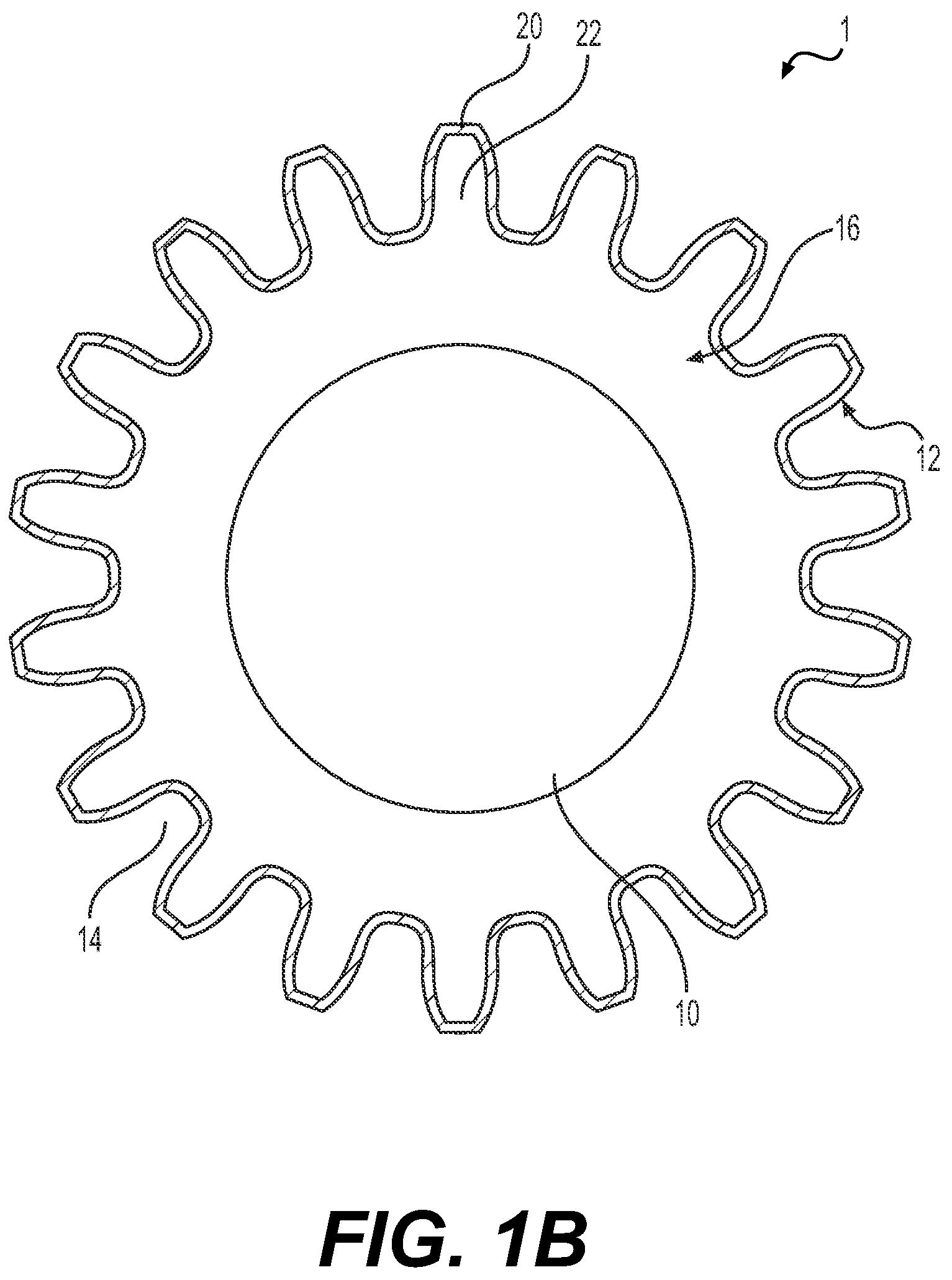 Patent US12098466 Figure 2 – Carburized steel component and carburization process