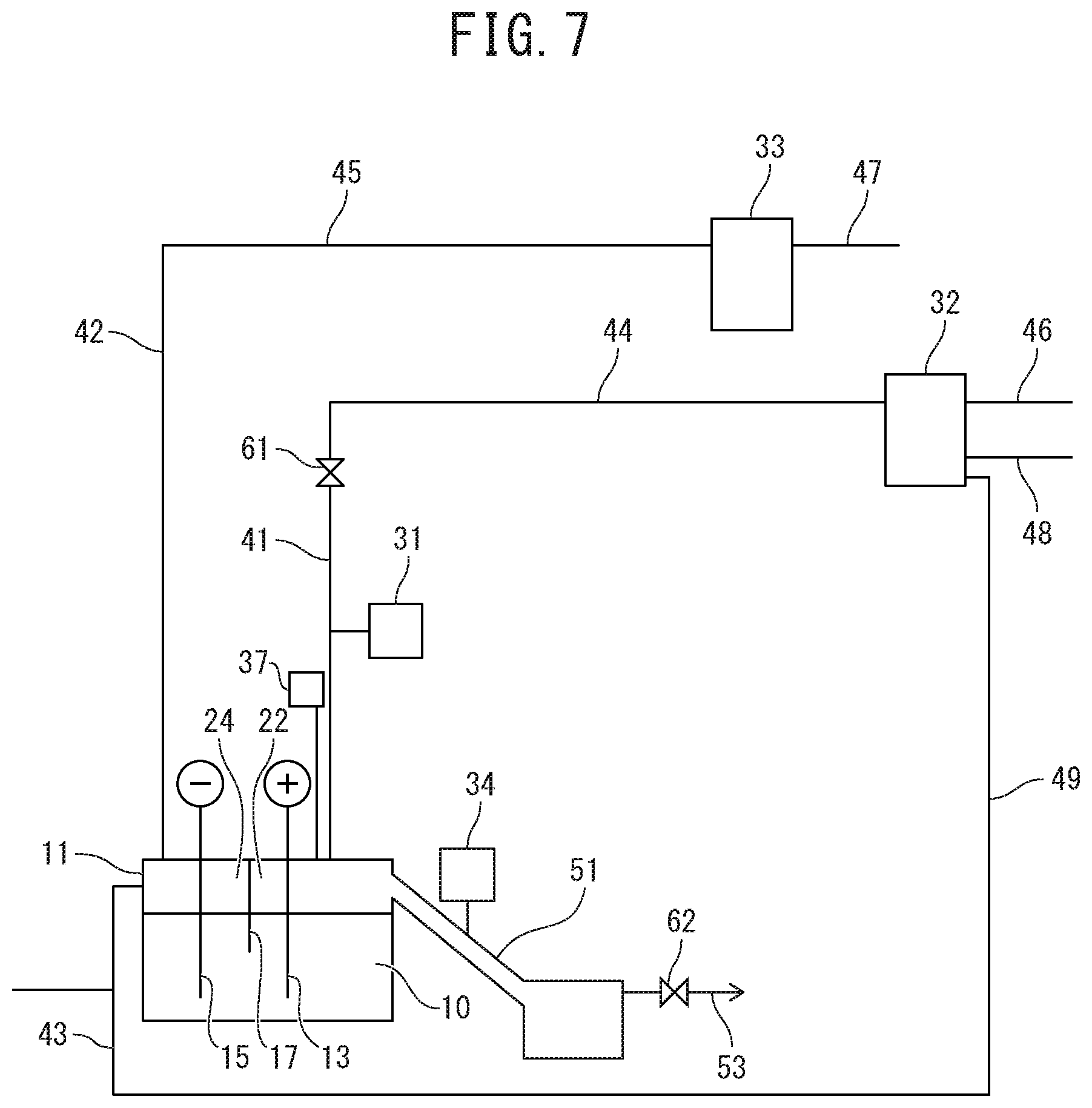 Patent US12098468 Figure 7 – Method for producing fluorine gas and device for producing fluorine gas