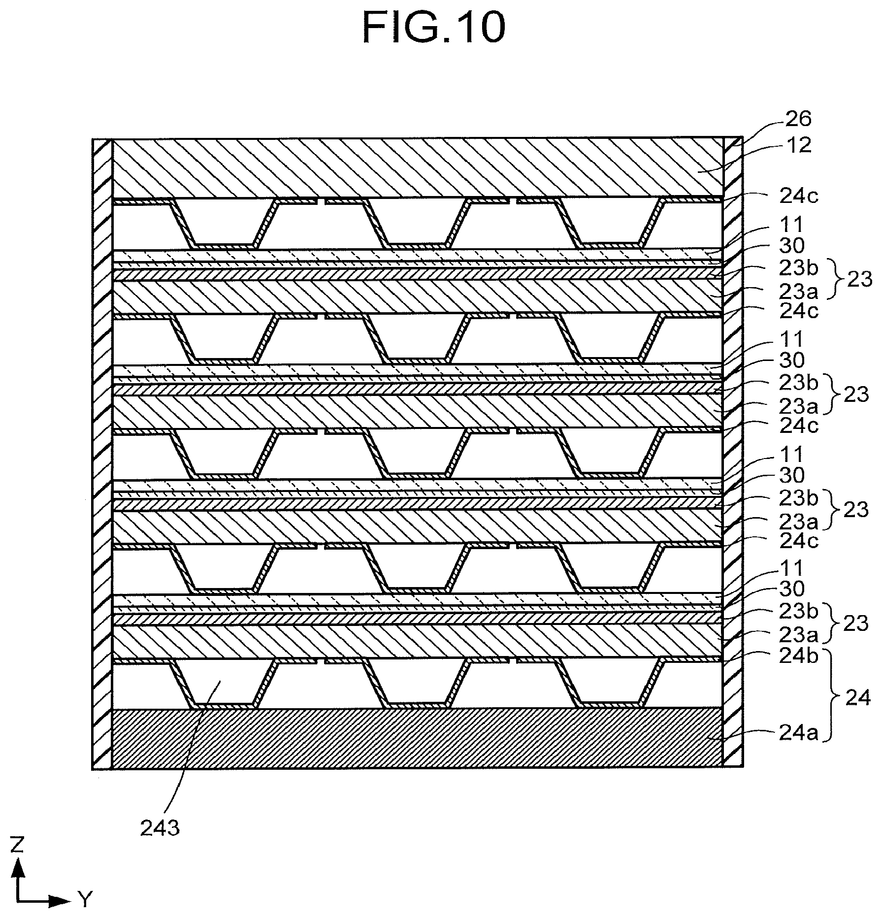 Patent US12098470 Figure 7 – Electrochemical reaction device