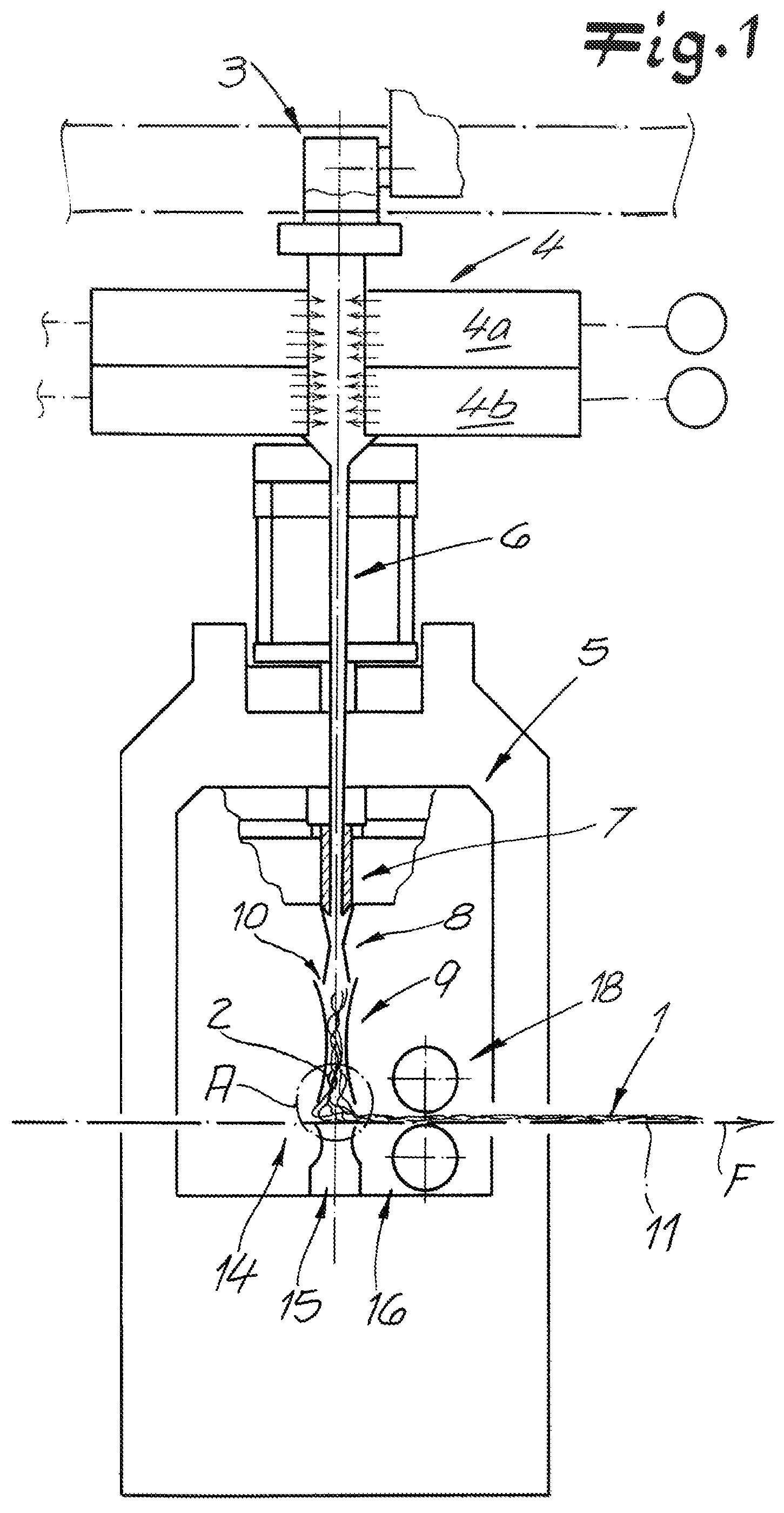 Patent US12098480 Figure 1 – Methods of making a nonwoven from continuous filaments