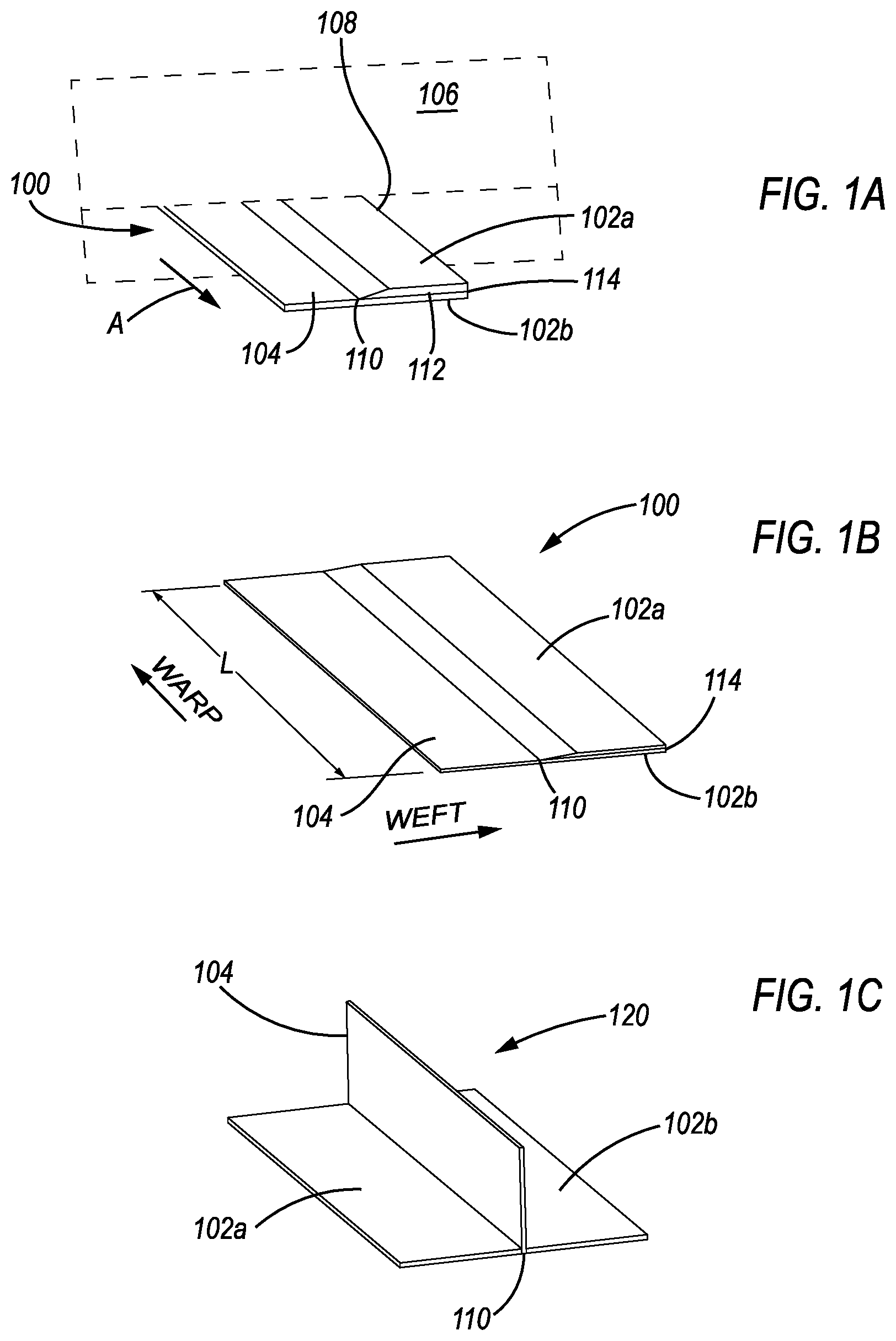 Patent US12098485 Figure 1 – Curved preform and method of making thereof