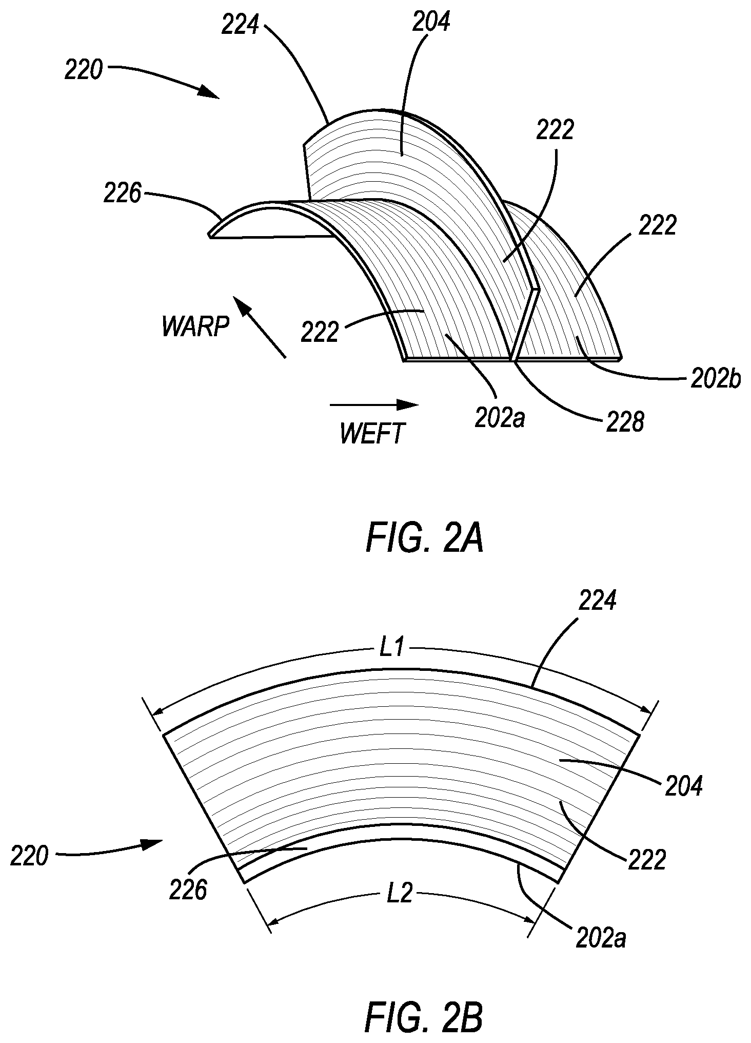 Patent US12098485 Figure 2 – Curved preform and method of making thereof