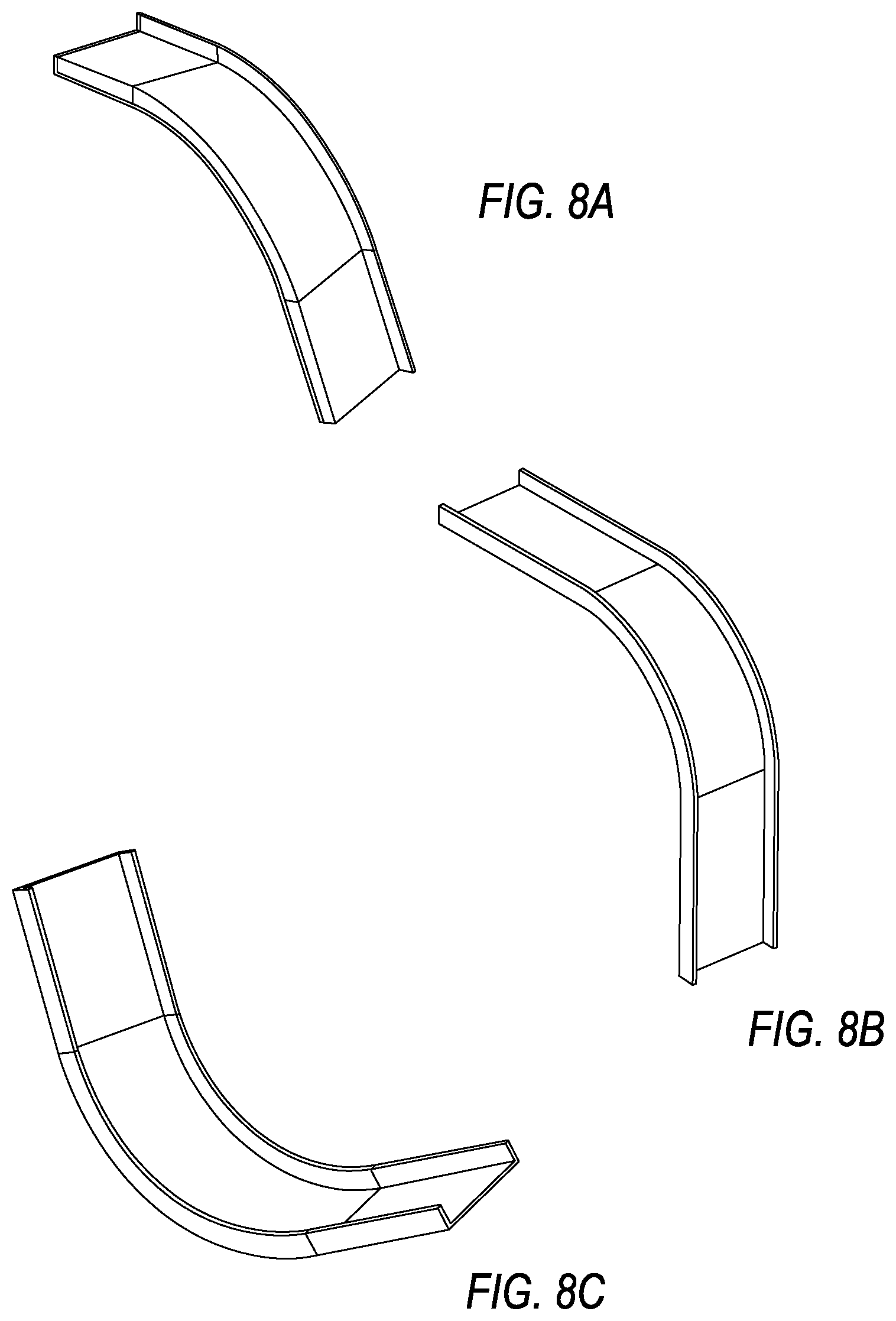 Patent US12098485 Figure 9 – Curved preform and method of making thereof