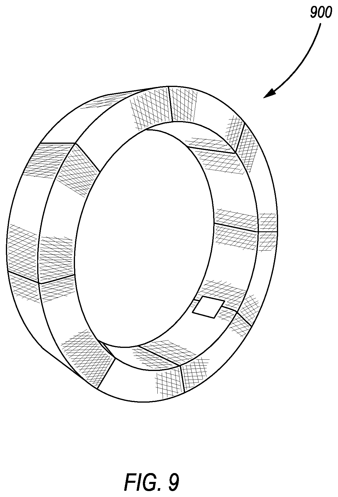 Patent US12098485 Figure 11 – Curved preform and method of making thereof