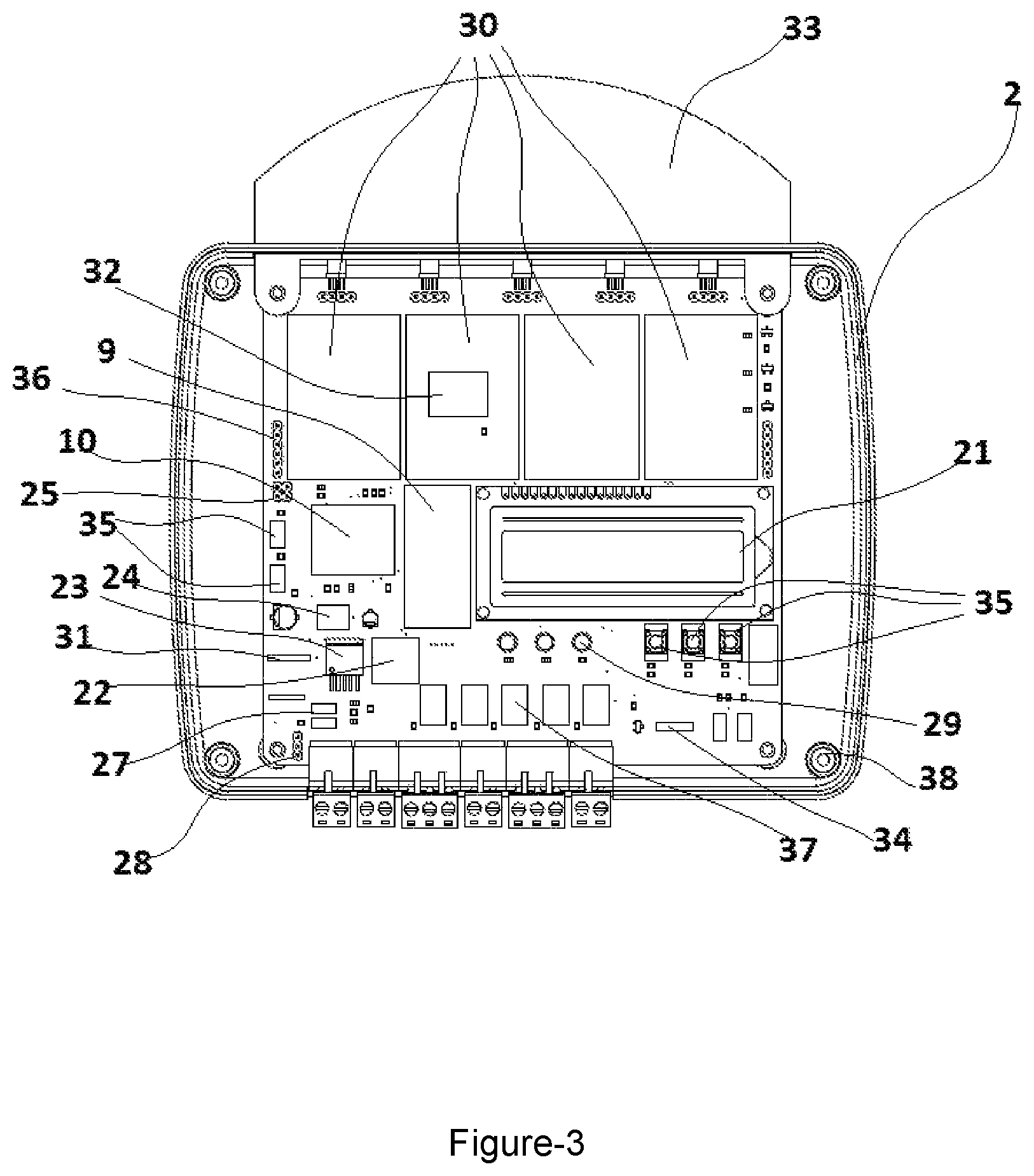 Patent US12098489 Figure 3 – Textile production monitoring system with a barcode reader