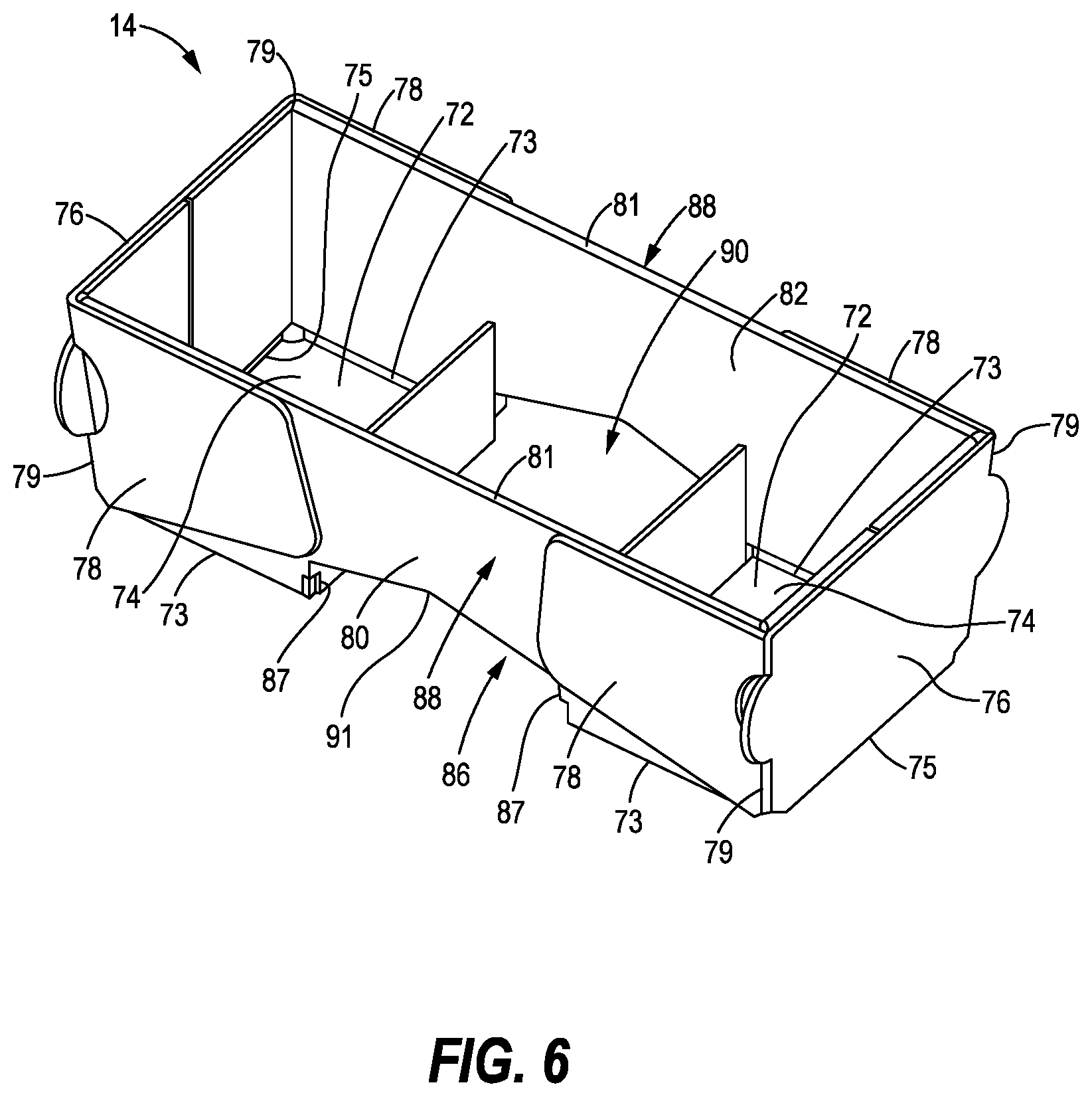 Patent US12098491 Figure 4 – Two component tub support system