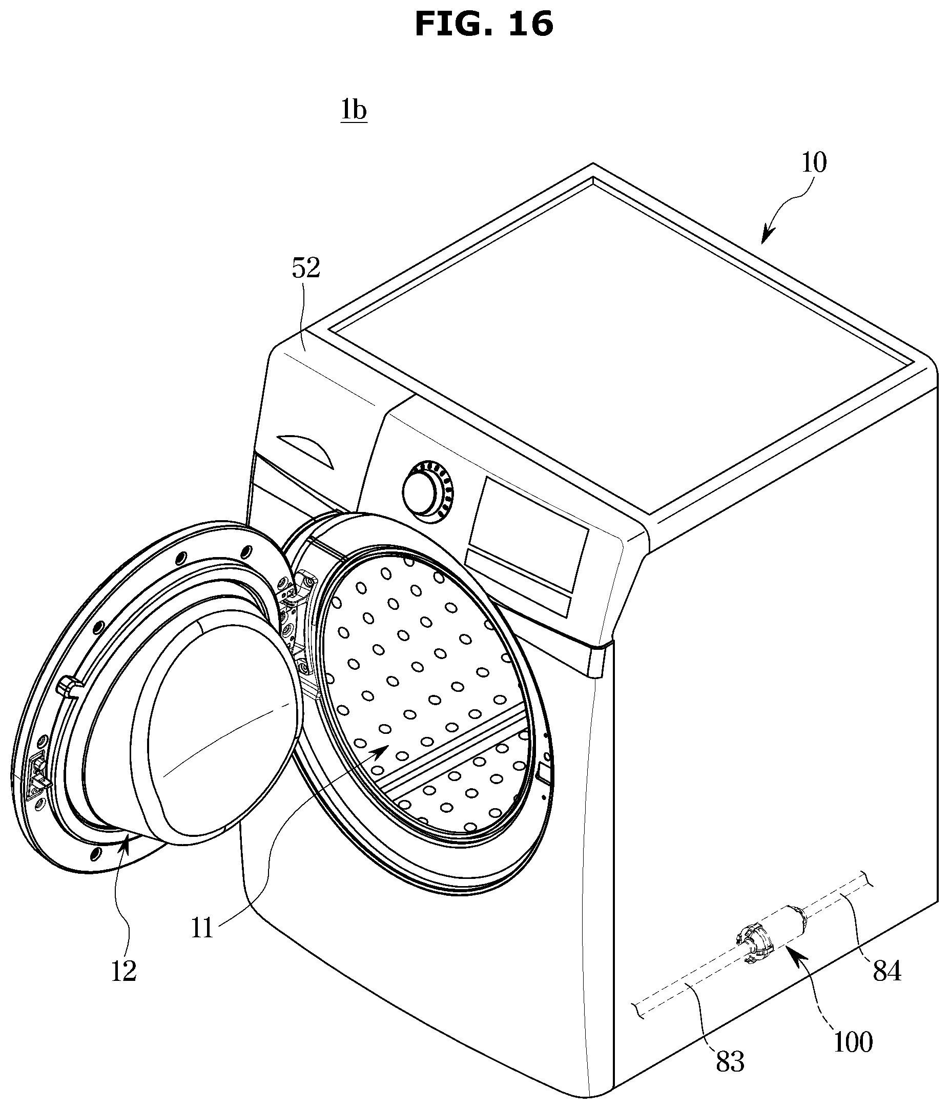 Patent US12098493 Figure 16 – Filter device and washing machine having same