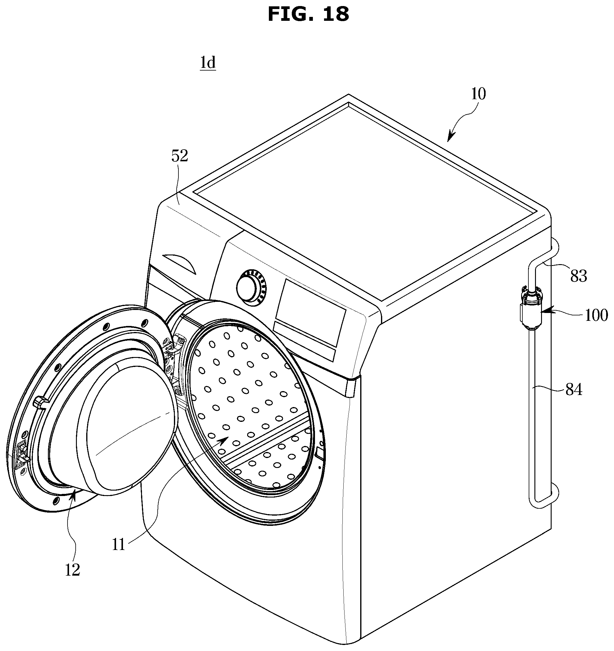 Patent US12098493 Figure 18 – Filter device and washing machine having same