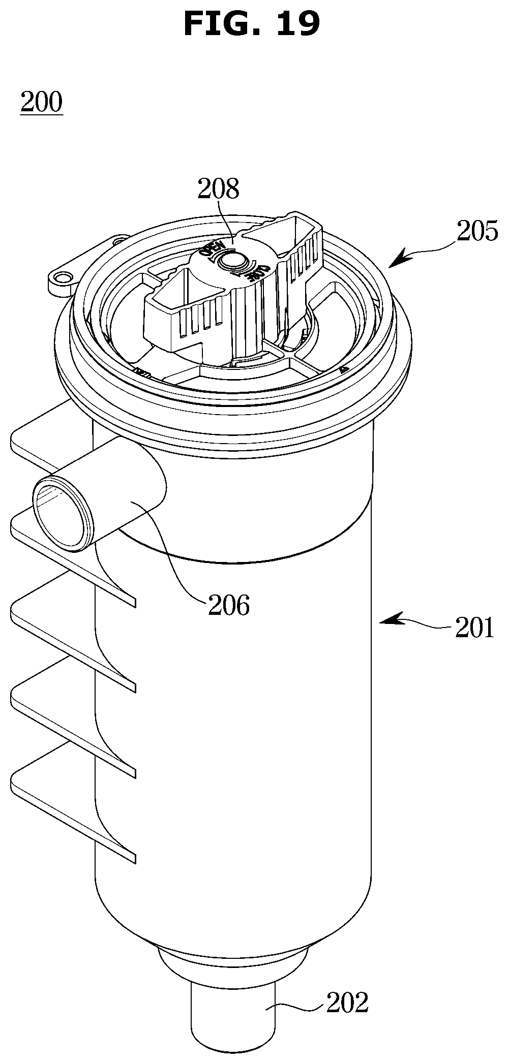 Patent US12098493 Figure 19 – Filter device and washing machine having same
