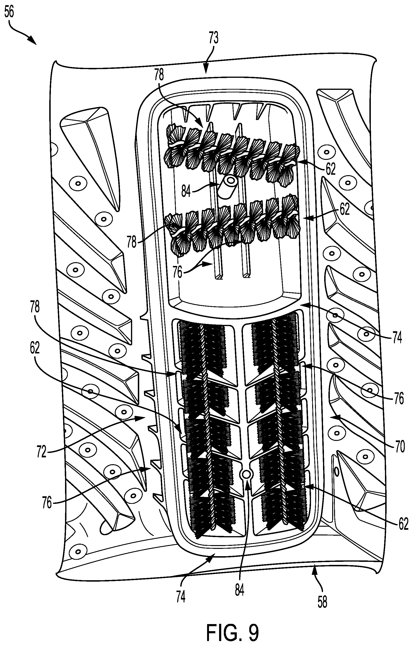 Patent US12098494 Figure 9 – Vertical axis washer standalone filter