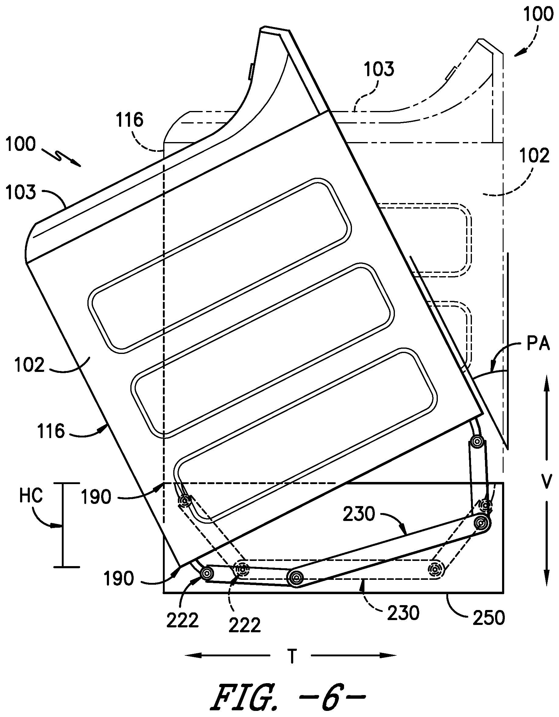 Patent US12098495 Figure 6 – Mechanism for articulating washing machine appliances